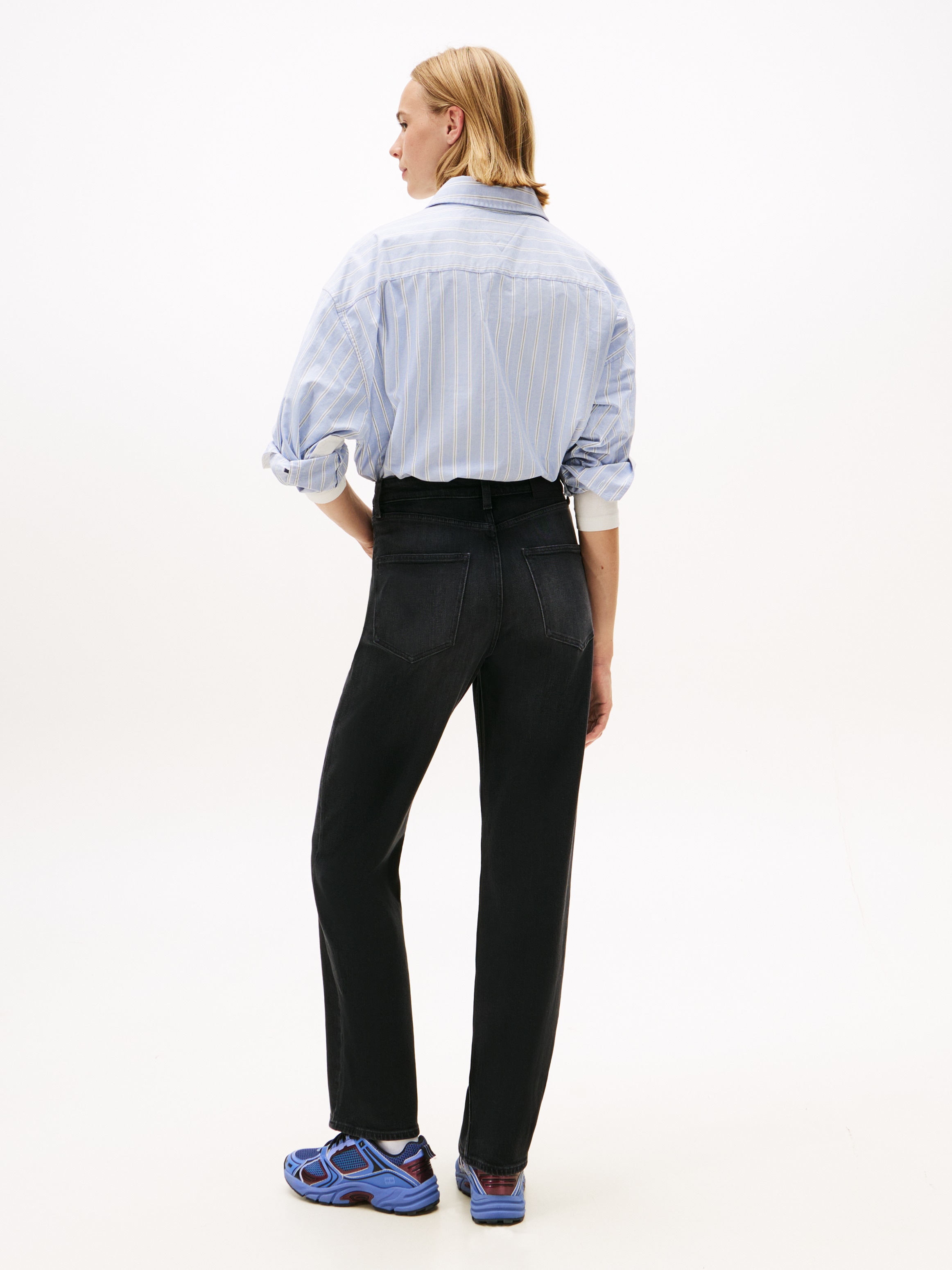Tommy Jeans Straight-Jeans »LAYLA HR SLIM STR«, in Knöchellänge