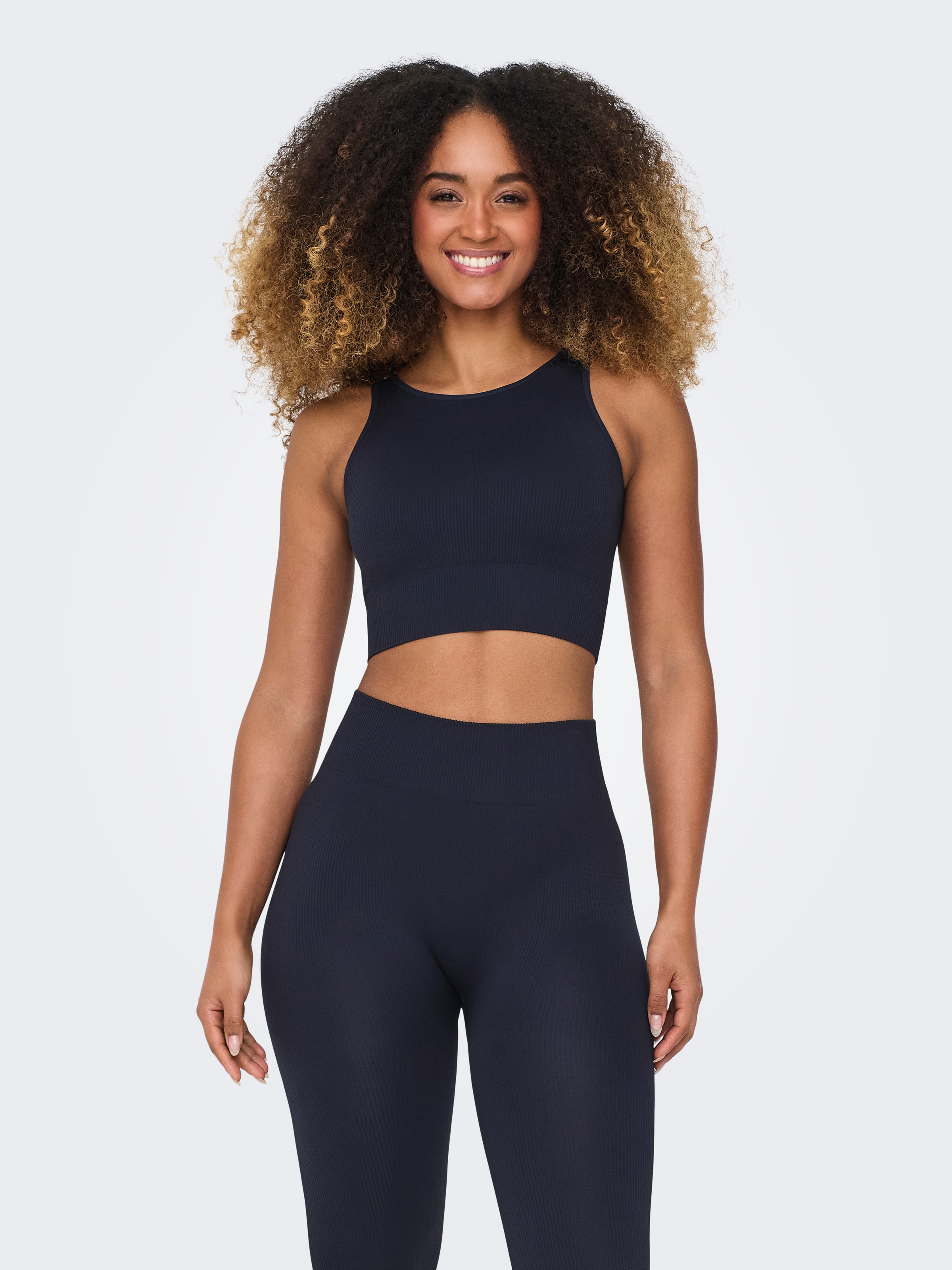 ONLY Play Trainingstop "ONPJAIA LIFE", Cropped Fit, in feiner Rippstruktur günstig online kaufen