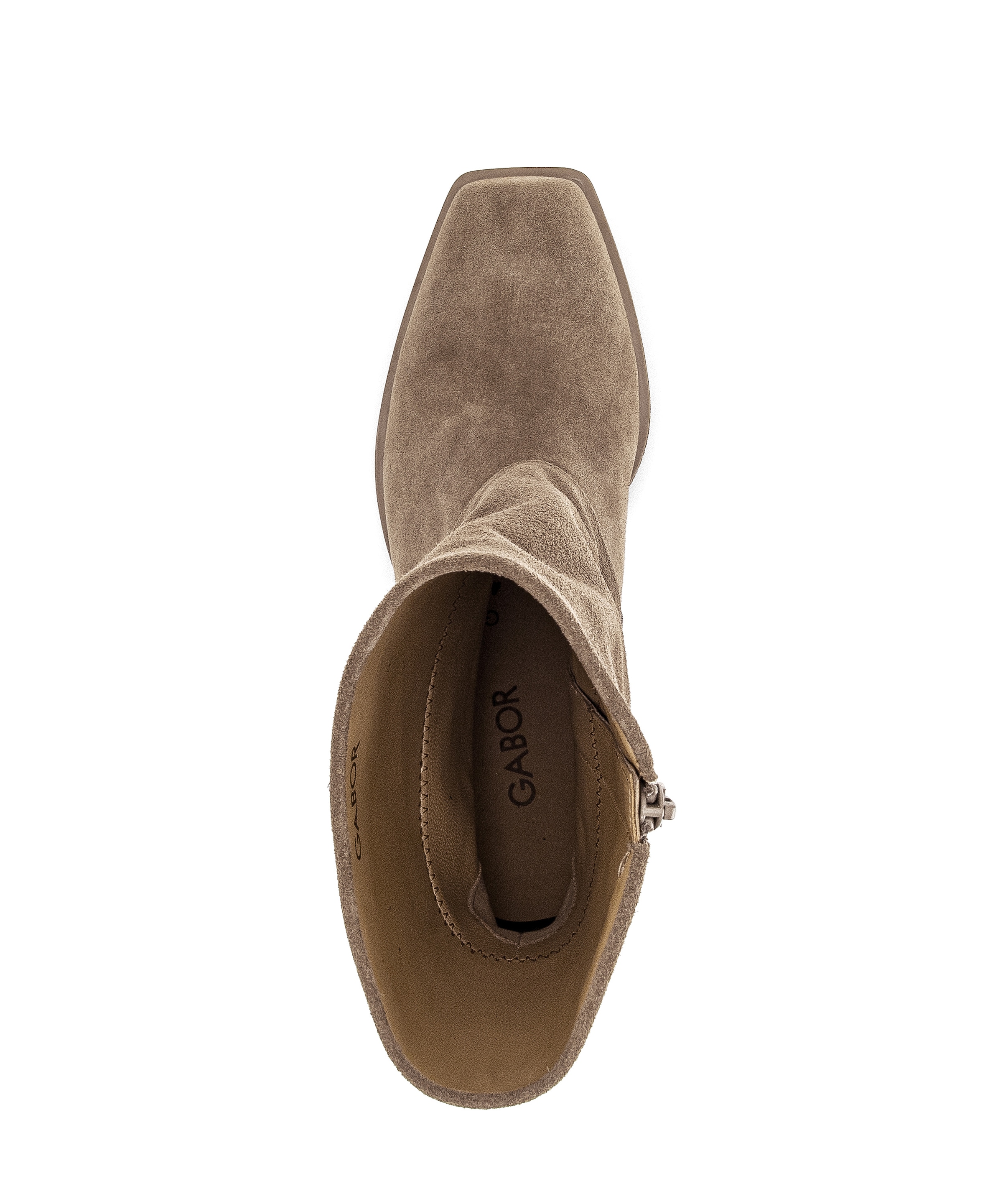Gabor Westernstiefelette  Blockabsatz, Cowboyboots mit angenähter Gamasche, Weite G (= weit)