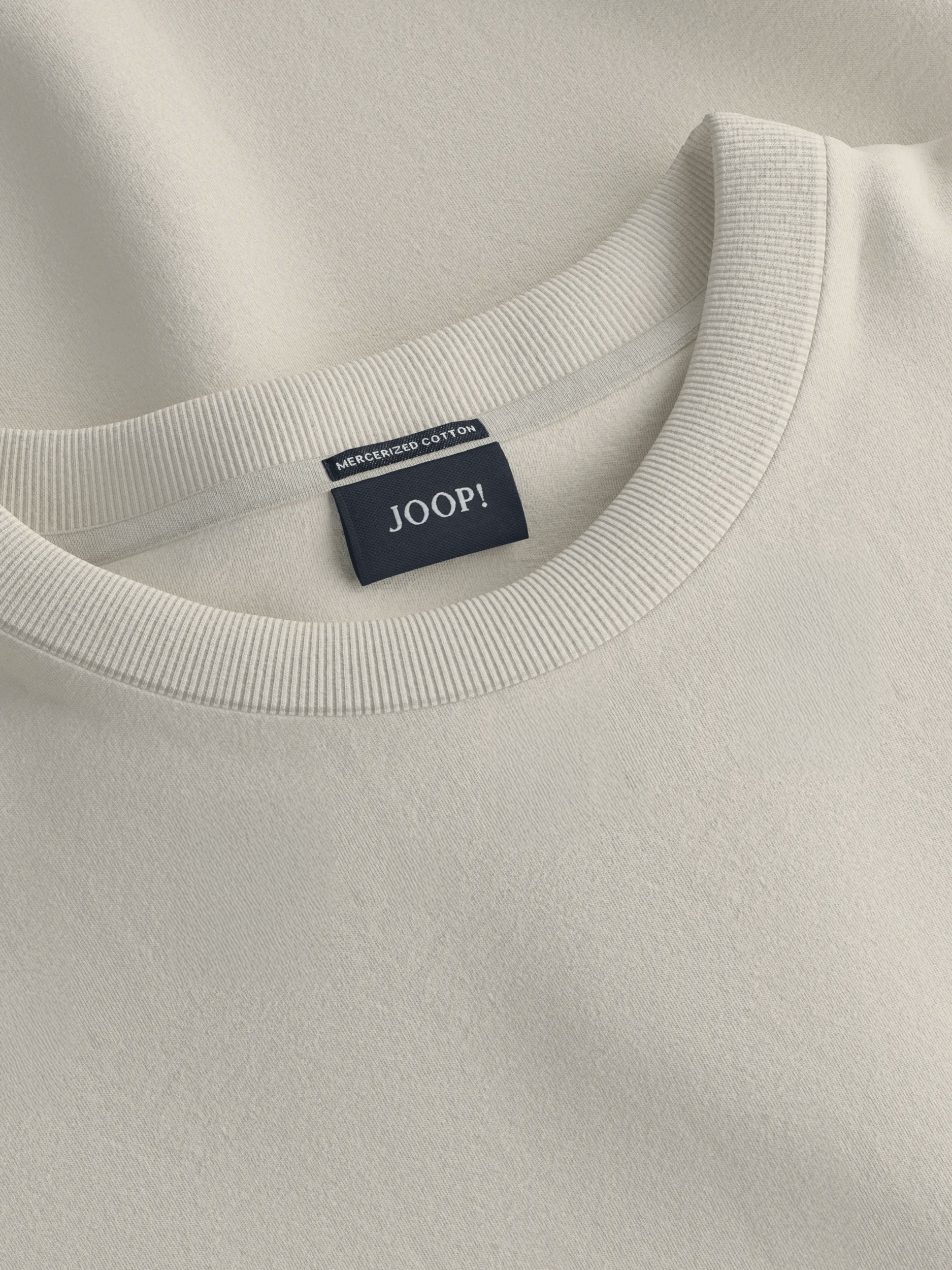Joop! T-Shirt JOOP "Raulos", Damen, Gr. XL, natural, Single Jersey, Obermaterial: 100% Baumwolle, unifarben, normal, Shirts T-Shirt 3