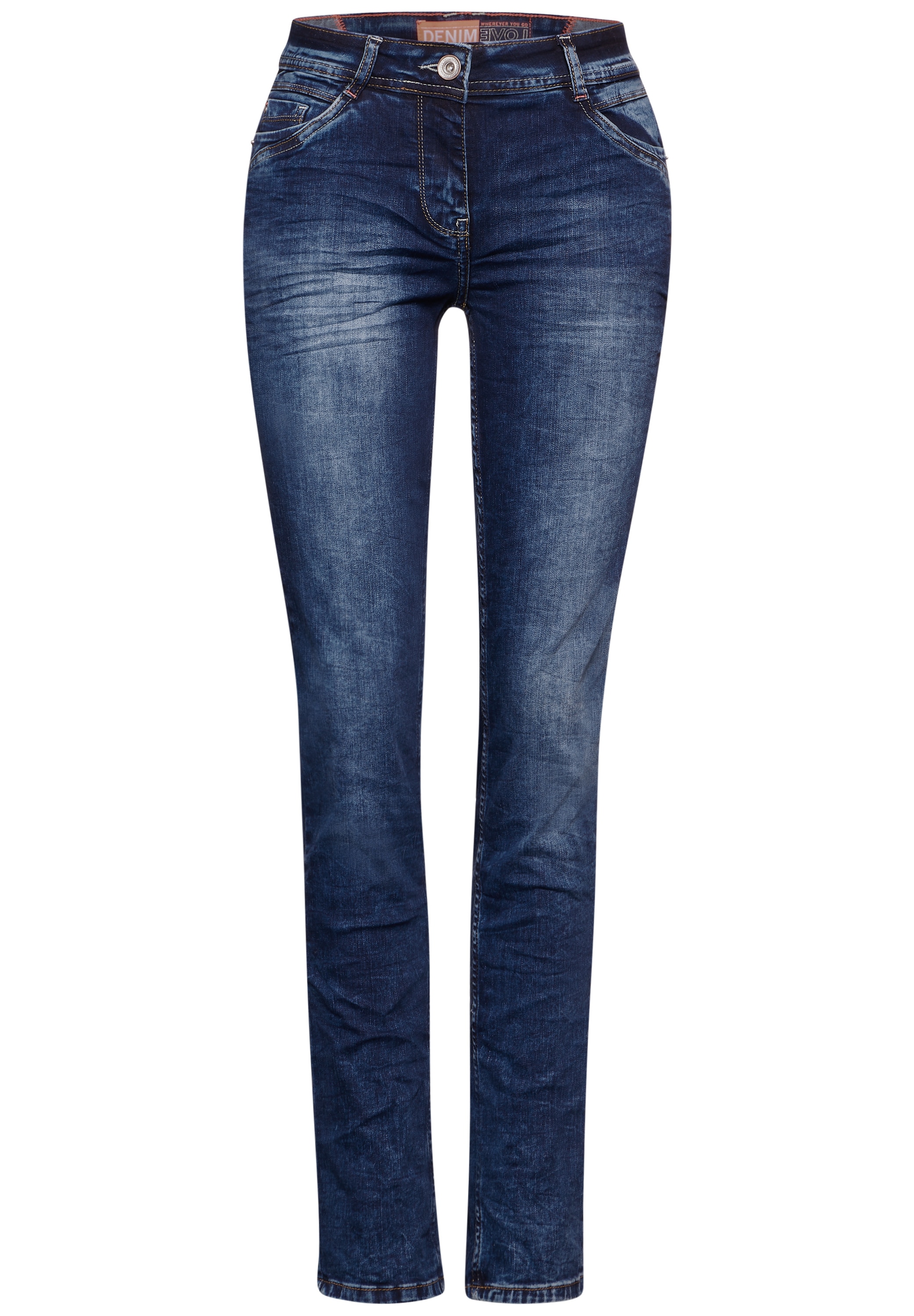 Cecil Comfort-fit-Jeans, Middle Waist