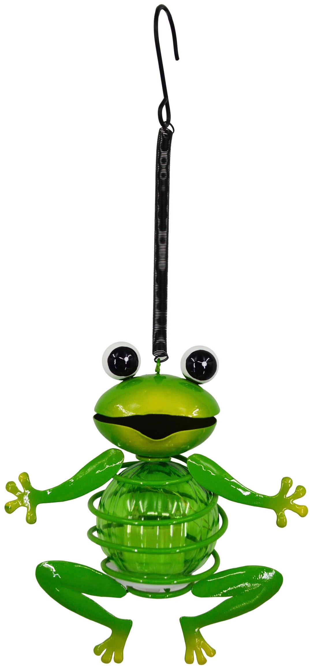 Thumbnail - näve LED Solarleuchte "2er Set Solar-Deko-Hängeleuchte "FROSCH"" 1 Stk. Warmweiß Inkl. Dämmerungssensor