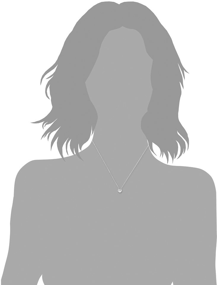 Amor Kette mit Anhänger »Herz« mit Zirkonia (synth.)