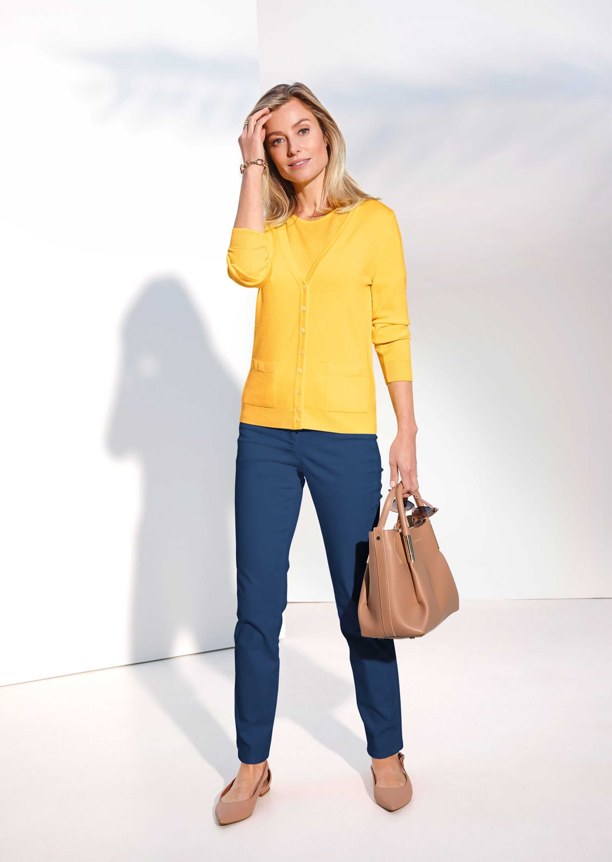 GOLDNER Strickpullover »Strickset Strick-Twinset aus Merino-Schurwolle«