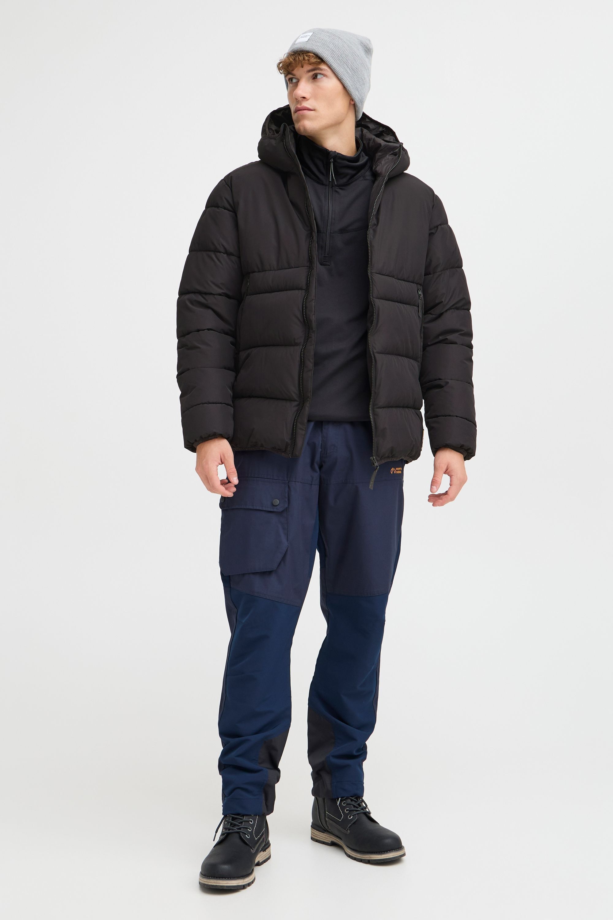 North Bend Steppjacke »Steppjacke NBSareno M«, mit Kapuze