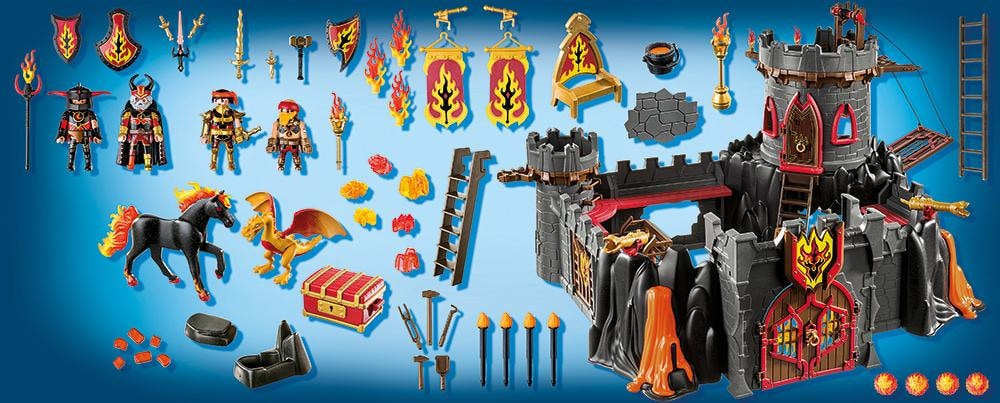 Playmobil® Konstruktions-Spielset »Festung der Burnham Raiders (70221), Novelmore«, (215 St.), Made in Germany