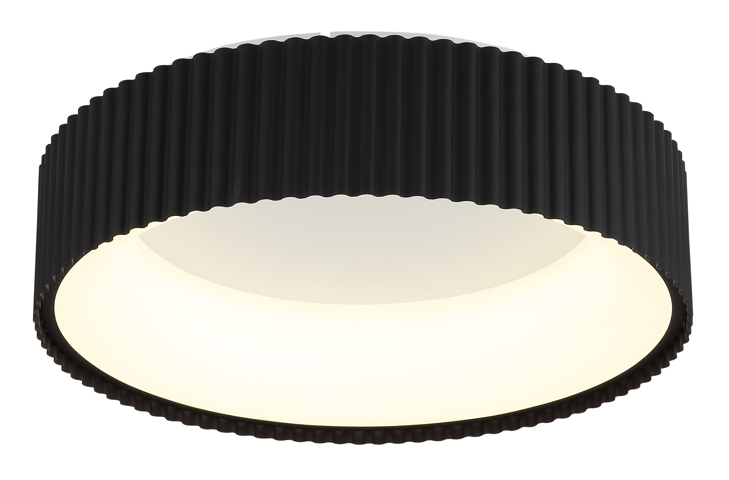 GLOBO LIGHTING Deckenleuchte »KEMP« LED-Modul 1 Stk. LED Deckenleuchte weiß matt mit schwarz matt, dimmbar, Memory