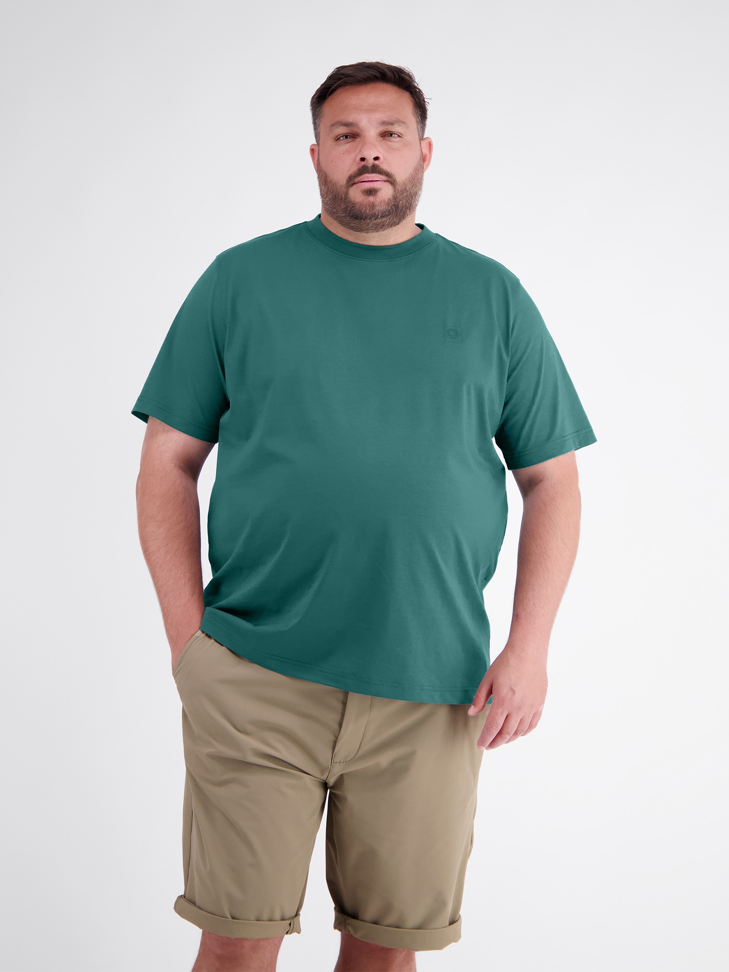 LERROS T-Shirt "T-Shirt in Cool & Dry Qualität, große Größen"