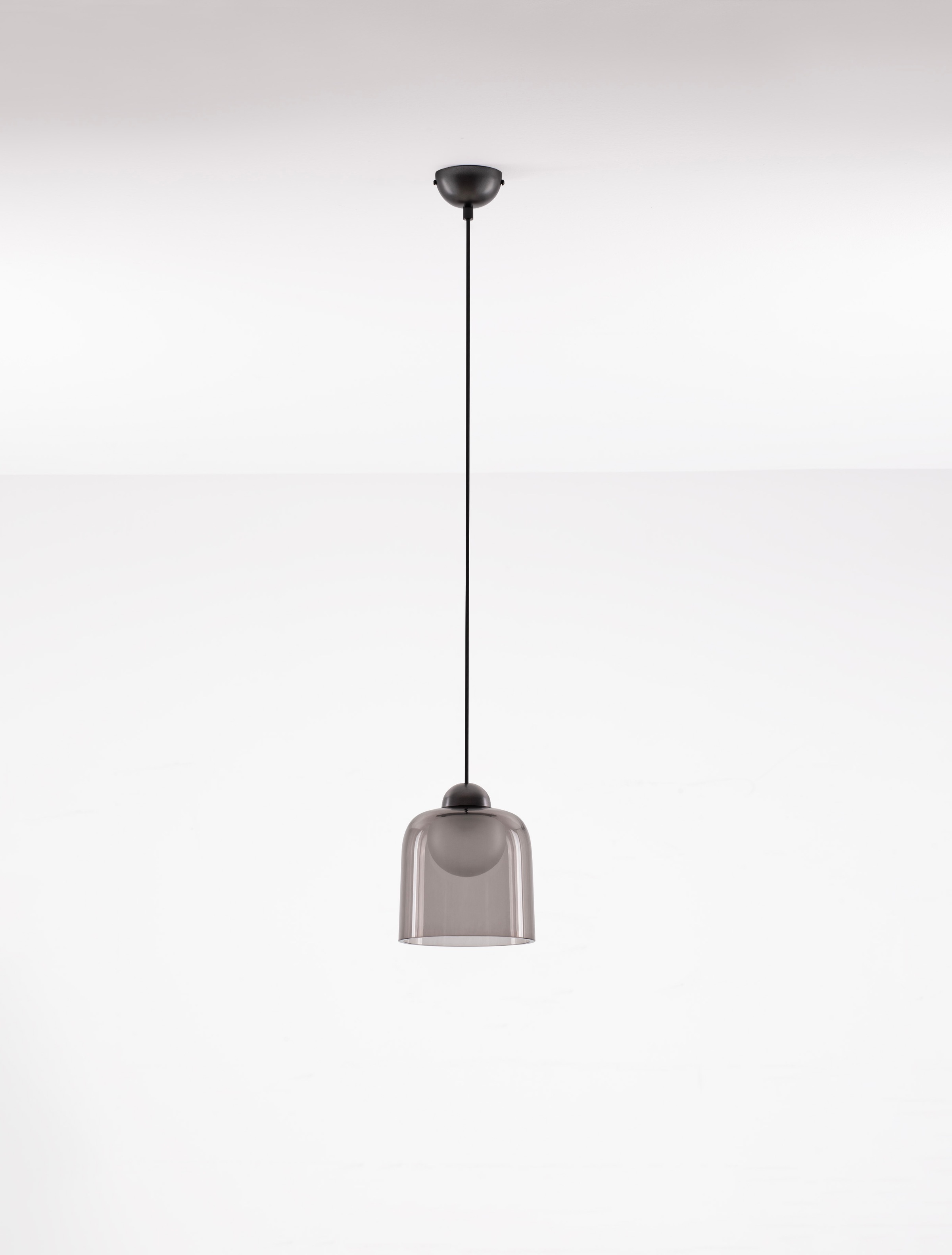 NOVA LUCE Pendelleuchte "DIONE", schwarz, 1, Ø 14cm H: 200cm, 1 Stk., Leuchten, Pendelleuchte 2