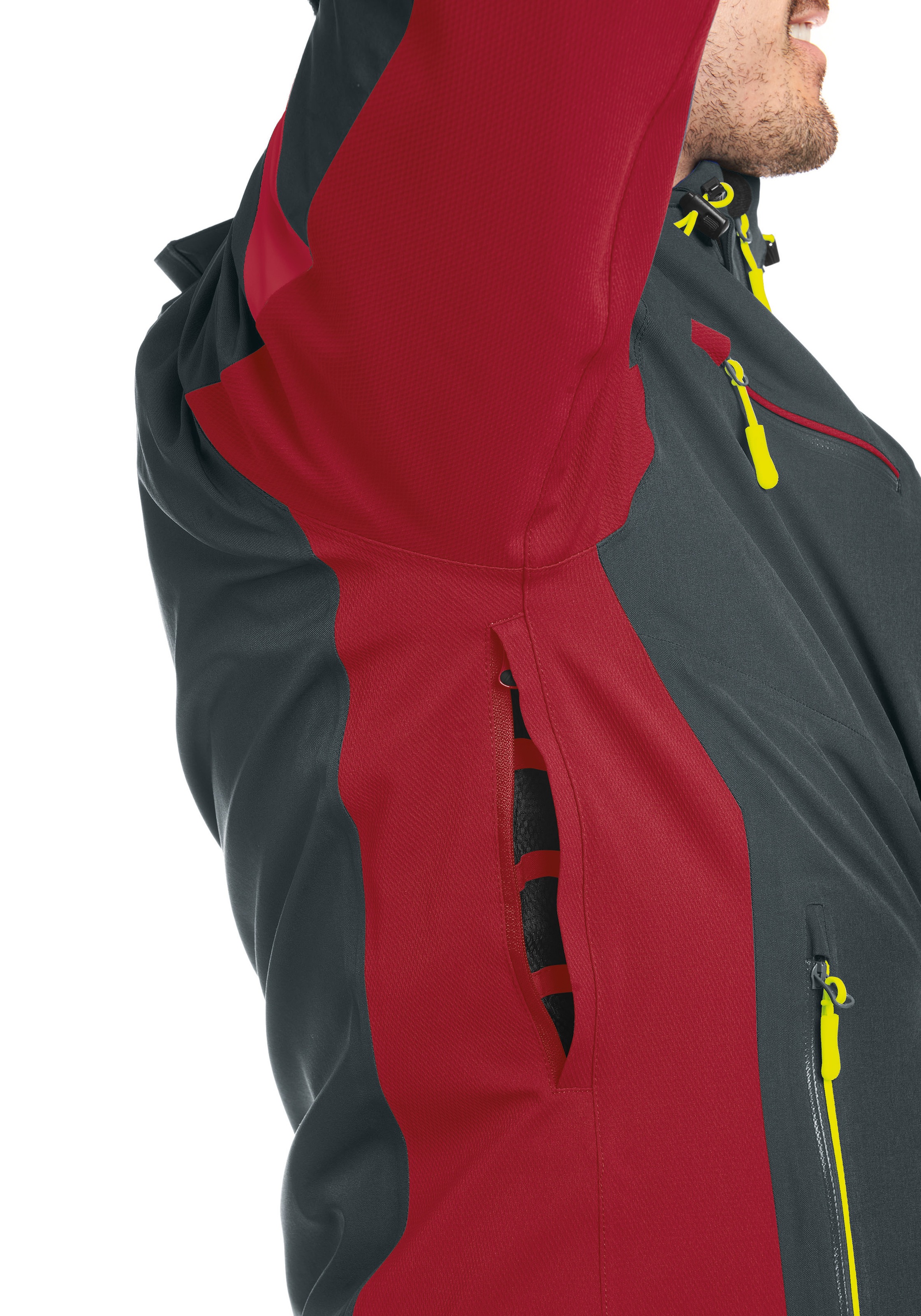 Maier Sports Skijacke »Fast Motion M«, Warme Skijacke im sportlichen Look für schnelle Abfahrten