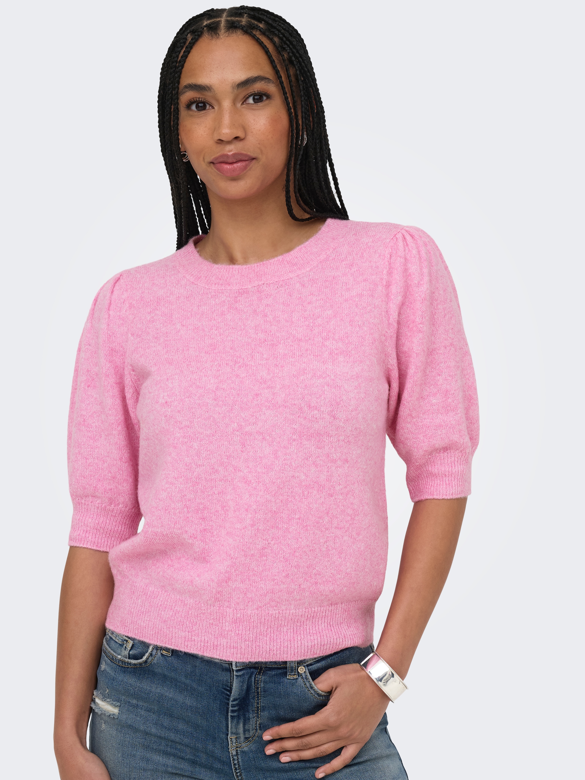 ONLY "ONLRICA LIFE 2/4 PULLOVER KNT NOOS" Materialmix, regular fit