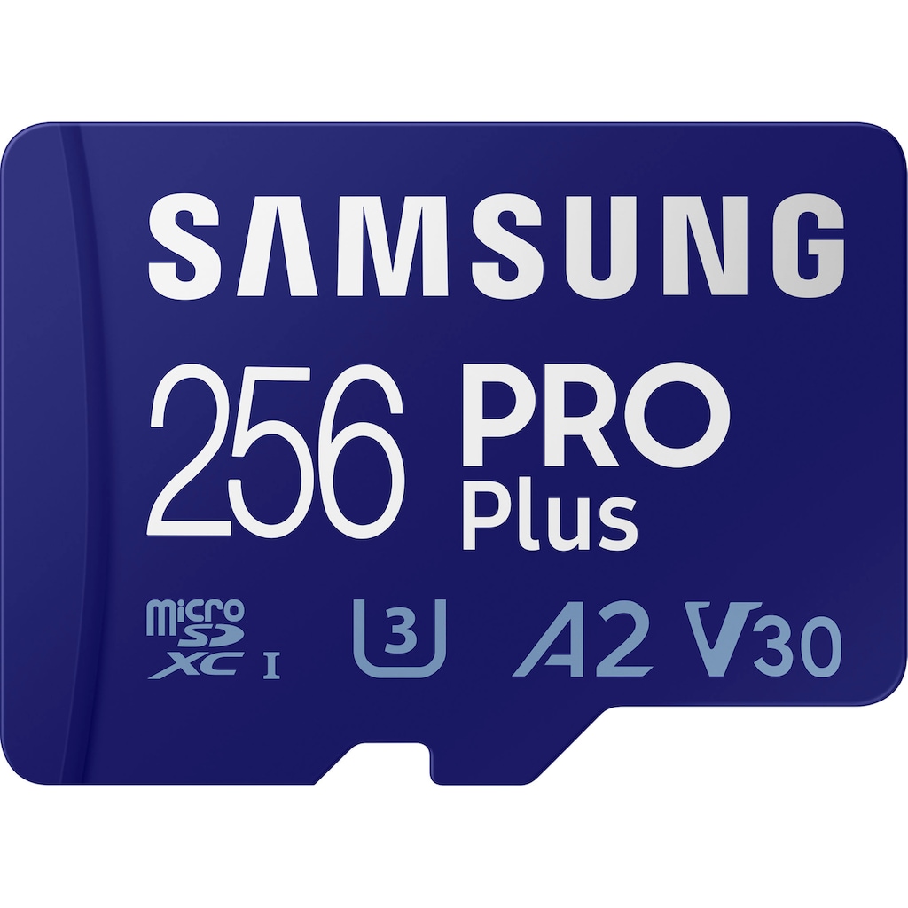 Samsung Speicherkarte »PRO Plus microSDXC Full HD & 4K UHD inkl. USB-Kartenleser«, (UHS Class 10 160 MB/s Lesegeschwindigkeit)