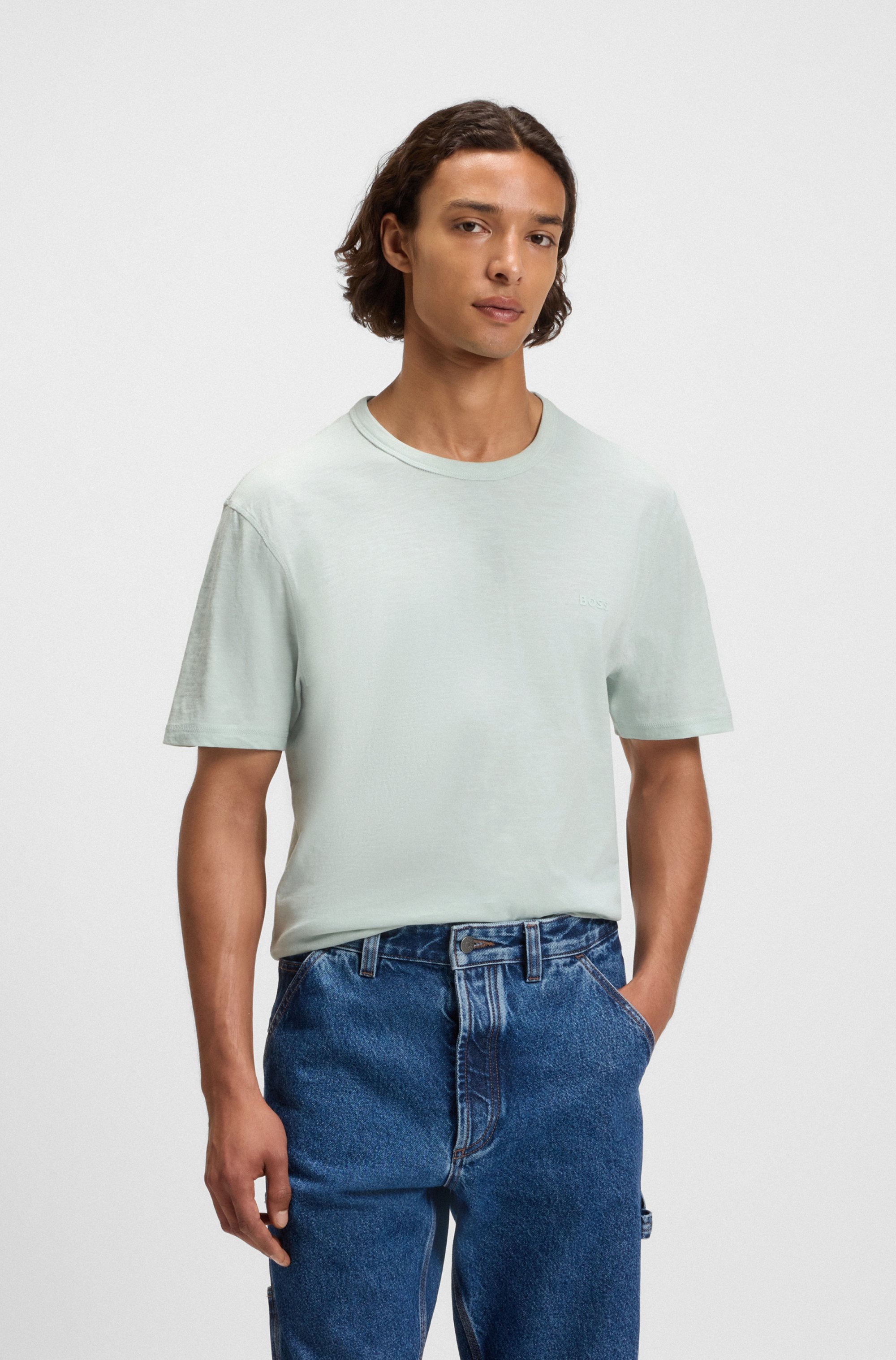 BOSS ORANGE T-Shirt »Tegood«, mit Rundhalsausschnitt