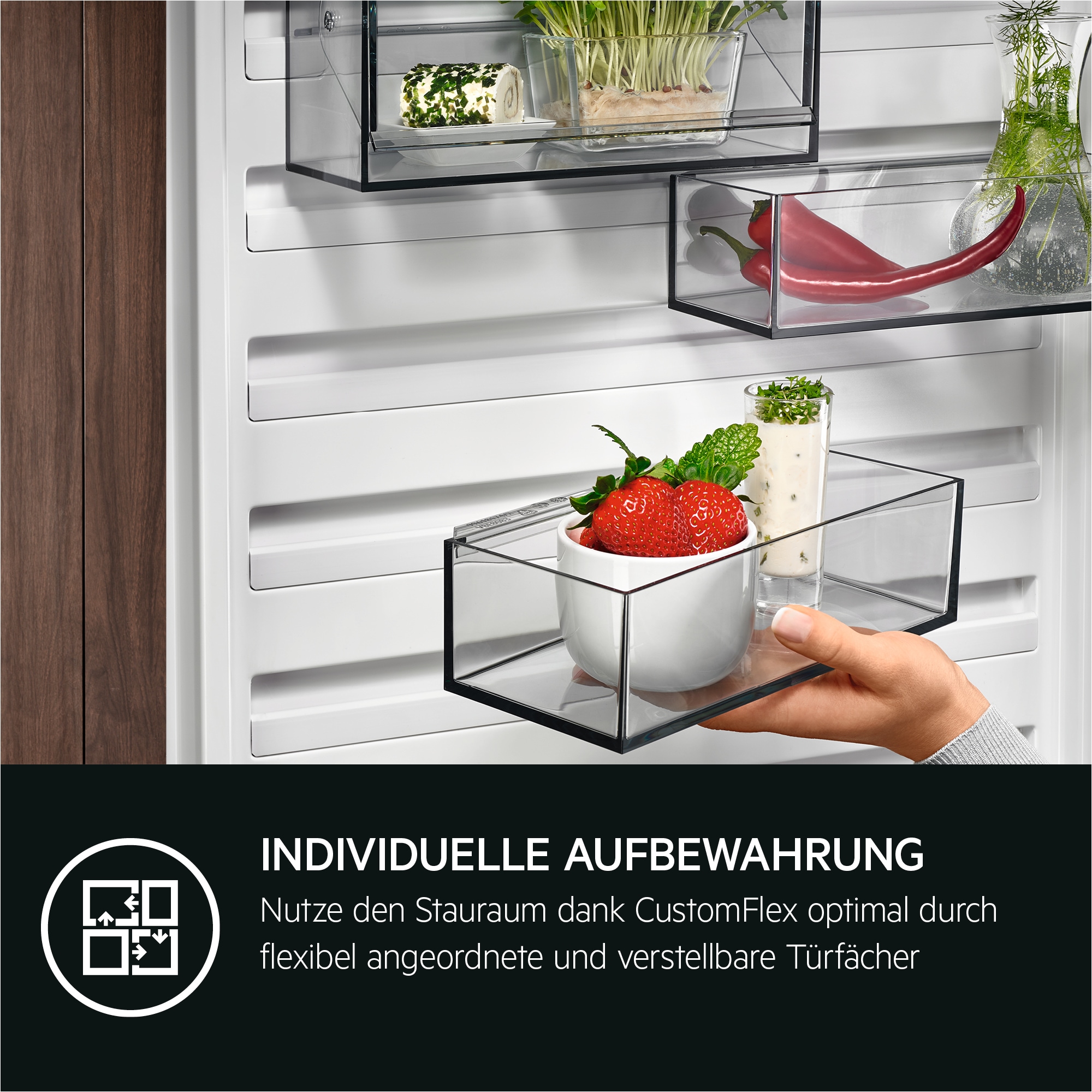 AEG Kühlschrank 6000 »TF6FS181DC«, DynamicAir: Für gleichmäßige Kälteverteilung
