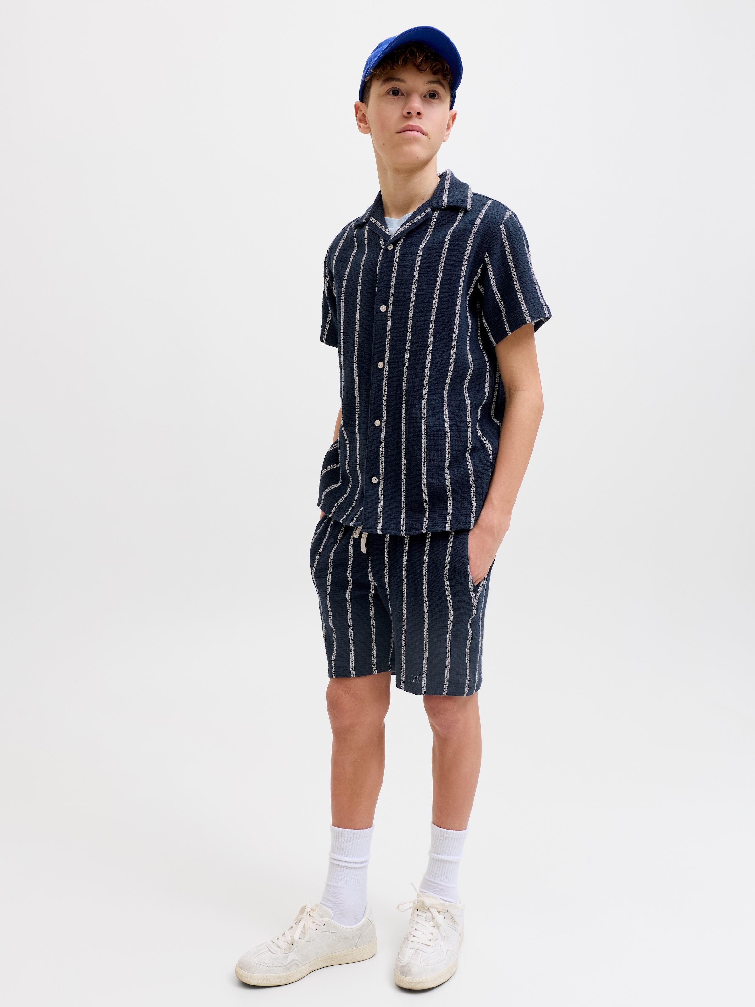Jack & Jones Junior Shorts »JPSTJAIDEN COBA STRIPE JOG SHORT M JNR«