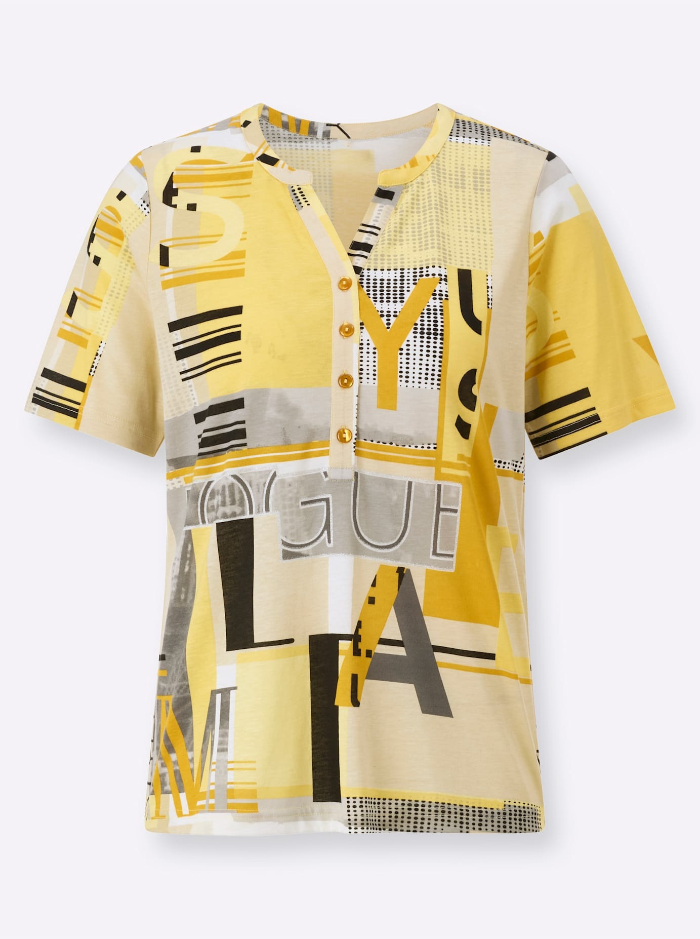 Inspirationen T-Shirt »Kurzarm-Shirt«, (1 tlg.)