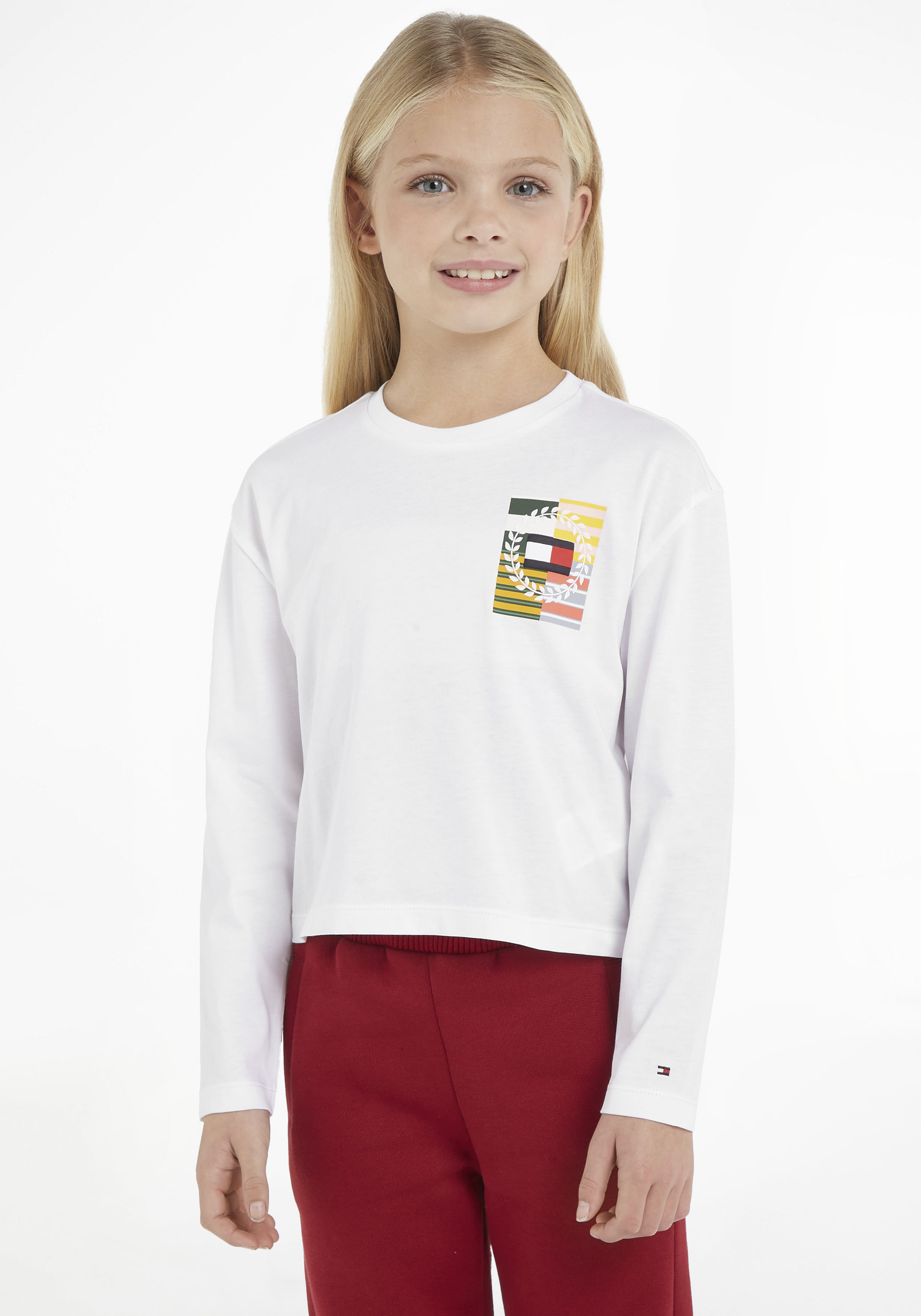 Langarmshirt »MULTI ARTWORK TEE L/S«, mit großem Print auf dem Rücken & kleinem auf...