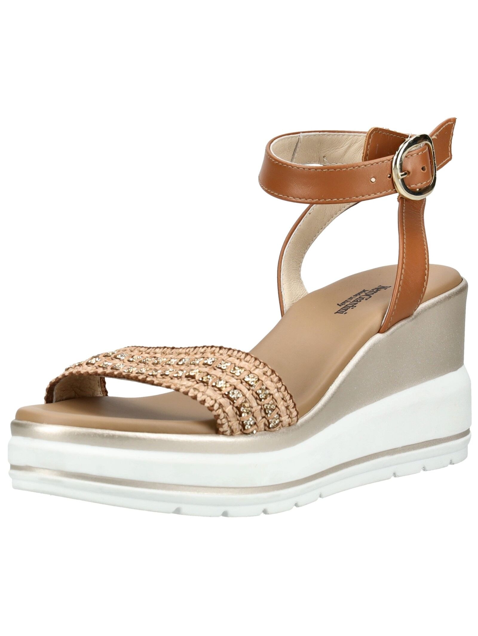 Nero Giardini Keilsandalette "Nero Giardini Sandalen Leder/Textil" günstig online kaufen