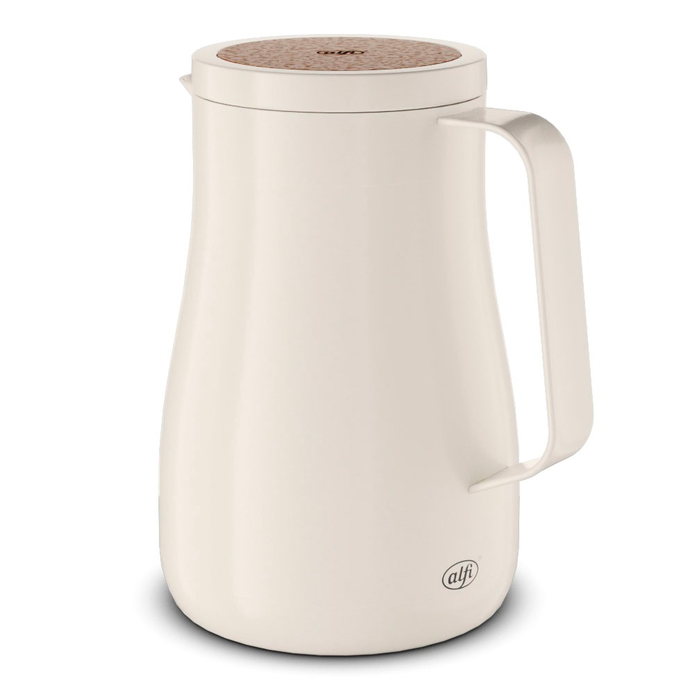 Alfi Isolierkanne »STUDIO TEA, aus doppelwandigem Edelstahl« 0,7 l 1 Stk. tlg. 12h heiß & 24h kalt, ergonomischer Griff, große Öffnung