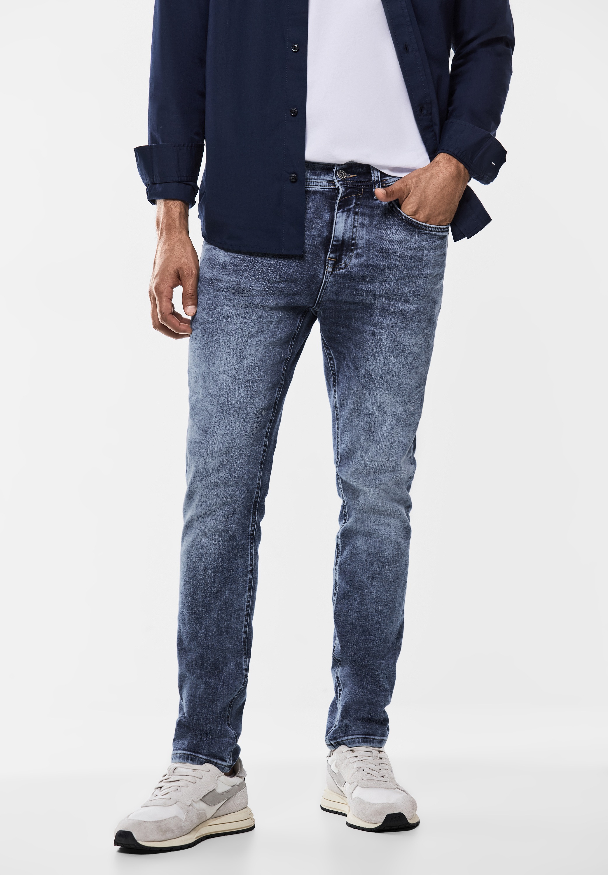 STREET ONE MEN Regular-fit-Jeans, 5-Pocket-Style
