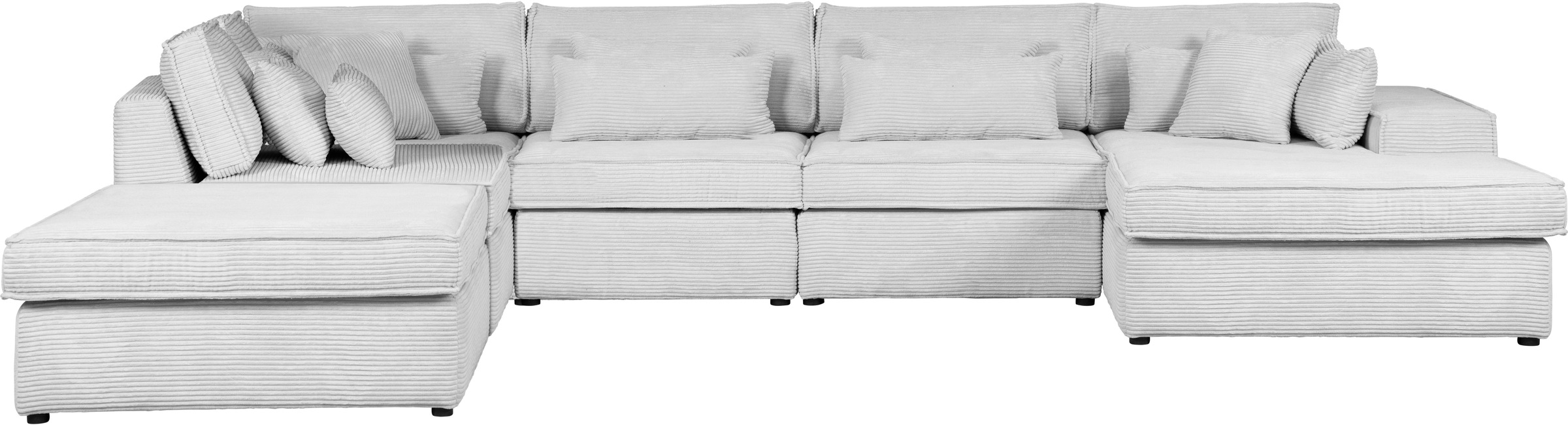 OTTO home Wohnlandschaft "Enid U-Form" 6 Teile, bestehend aus Modulen, in v günstig online kaufen