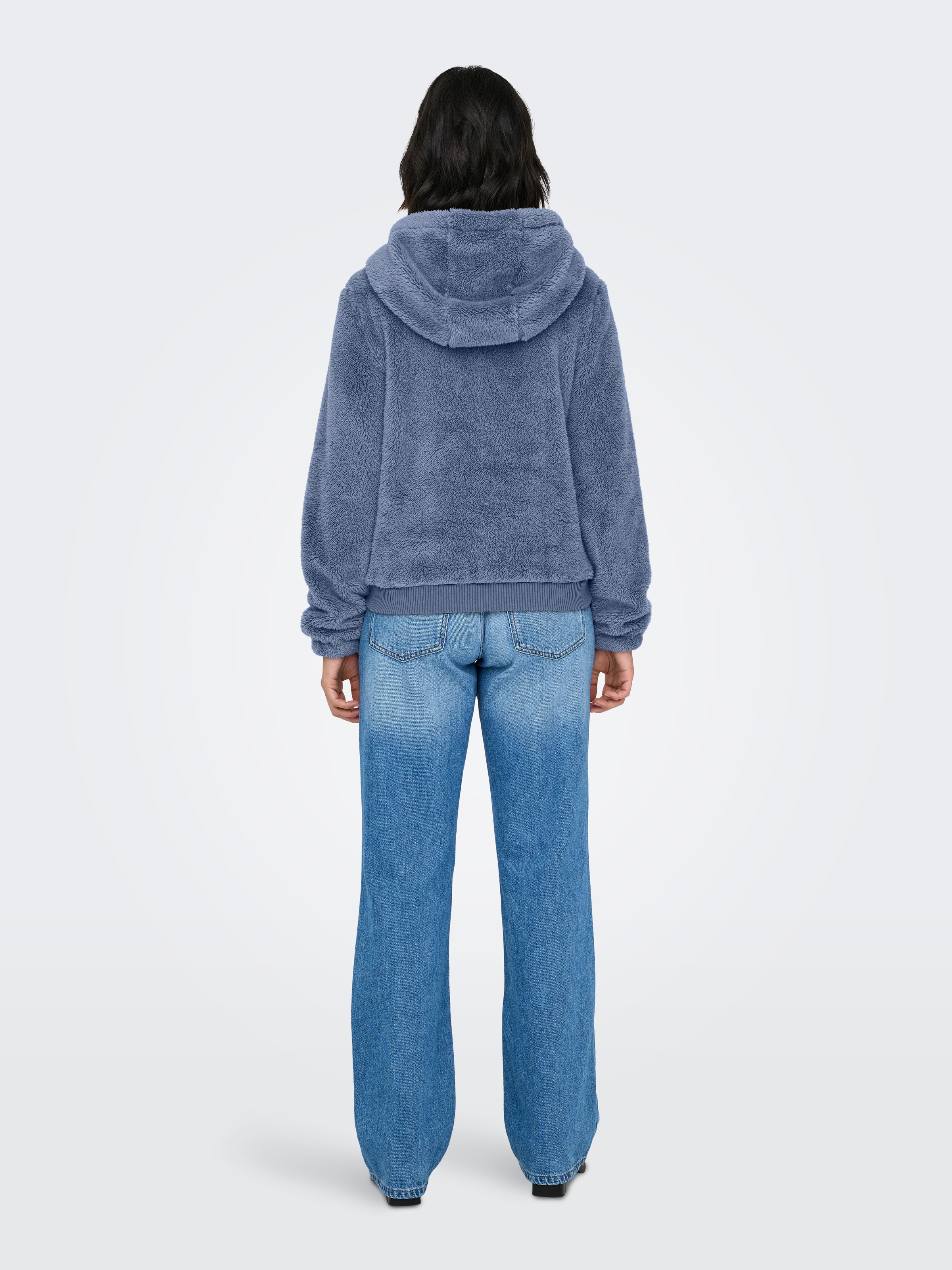 ONLY Kapuzenplüschjacke "ONLNEWANNA CONTACT SHERPA JKT OTW NOOS" mit Kapuze günstig online kaufen