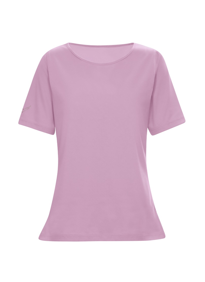 Trigema T-Shirt "TRIGEMA T-Shirt DELUXE Baumwolle mit Kristallsteinen" 1 St günstig online kaufen