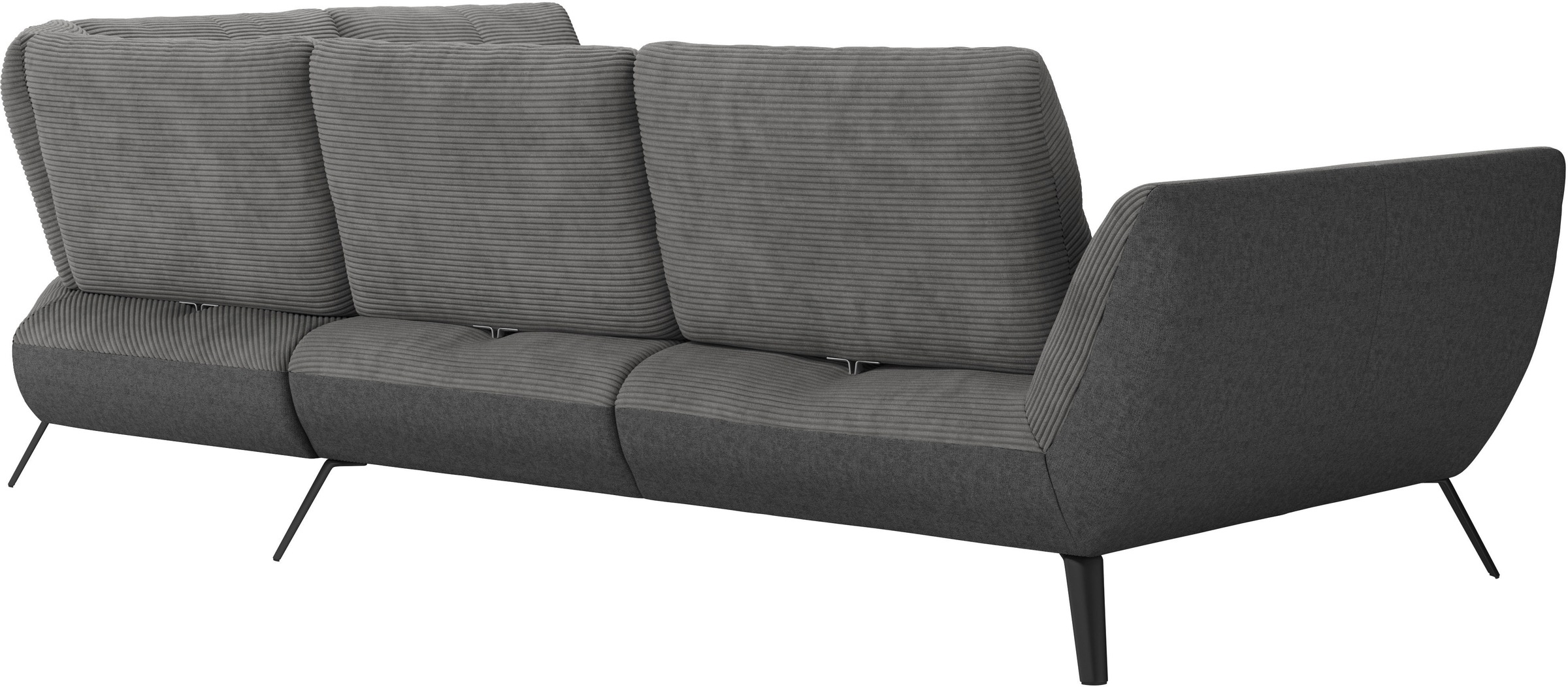 Places of Style Ecksofa »Mikado L-Form«, inkl. Sitztiefenverstellung und Armteilverstellung