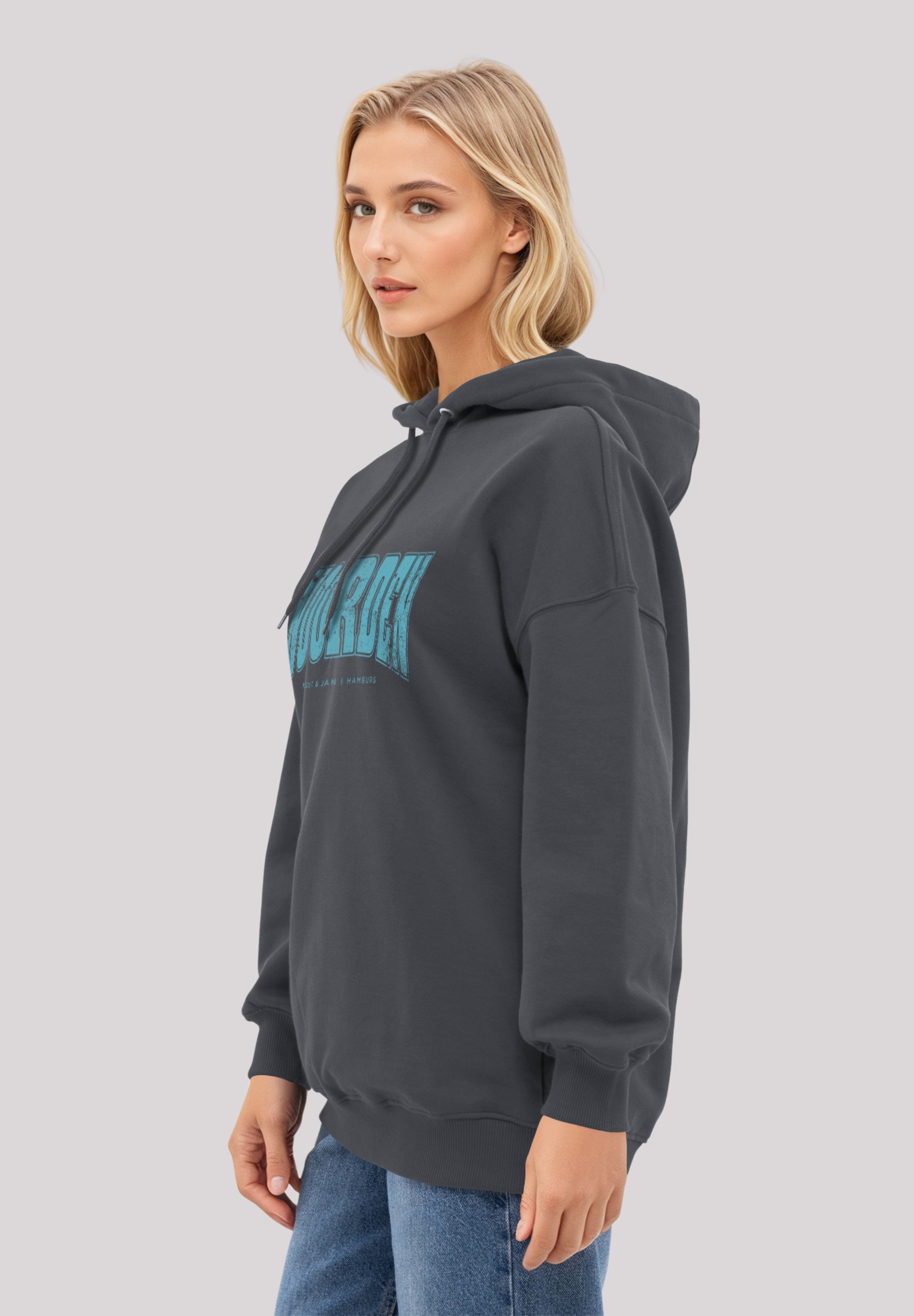 F4NT4STIC Kapuzenpullover »Oversized Shirt Knut & Jan Noorden Collegiate« Premium Qualität, Knut & Jan Hamburg