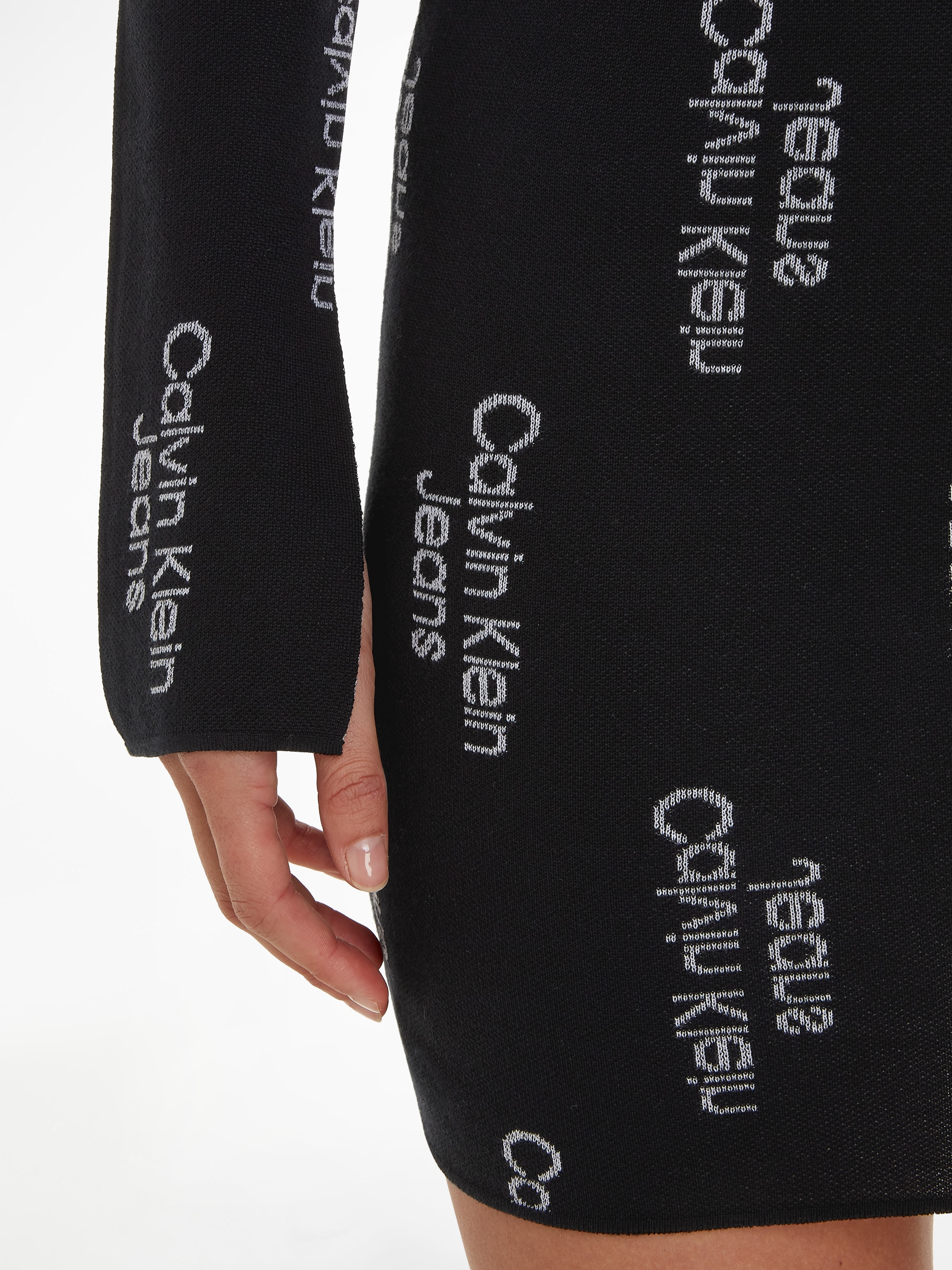 Klein Jeans Calvin BAUR kaufen DRESS« für SWEATER JACQUARD Sweatkleid »LOGO |