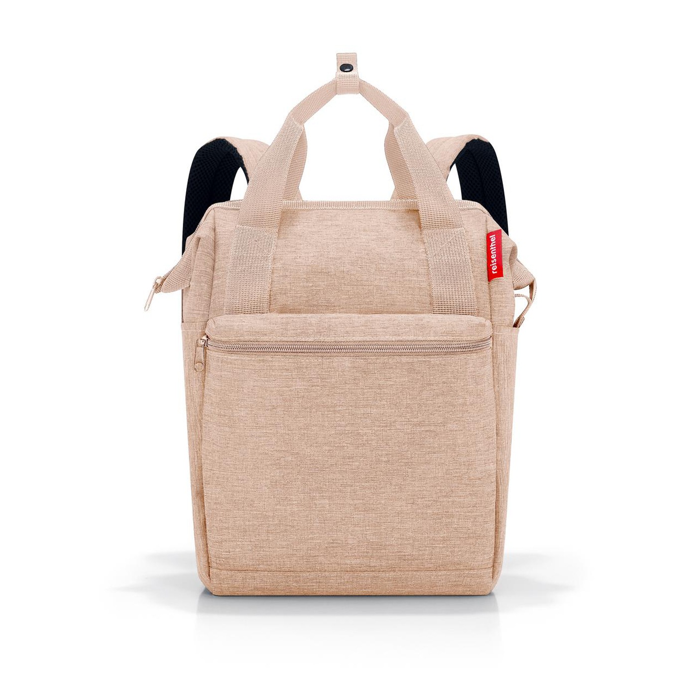 REISENTHEL Rucksack "reisenthel allrounder R", beige, Polyester, unifarben, Rucksäcke, Stecklasche zur Befestigung an Reisetrolley-Griffen