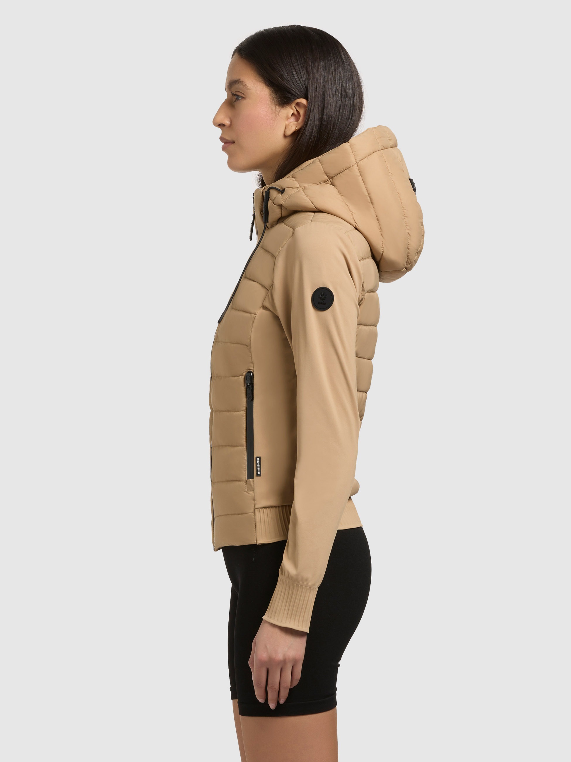 khujo Steppjacke »TIHA«, mit Kapuze