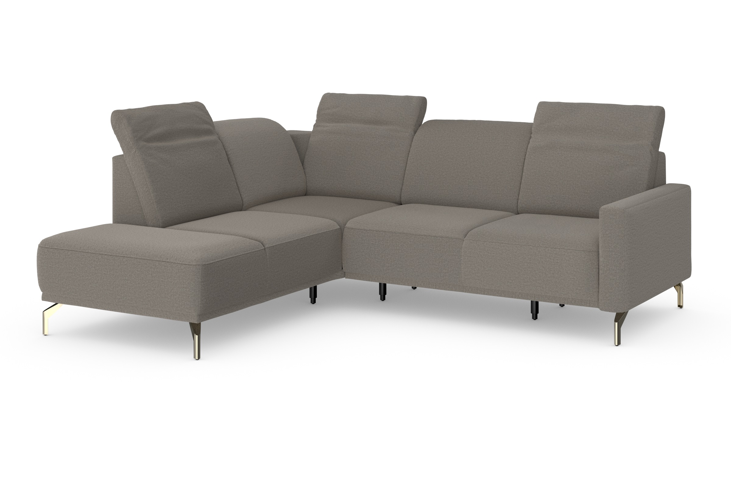 sit&more Ecksofa »Bailando L-Form«, wahlweise mit Kopfteilverstellung und Vorziehsitz, motorisch
