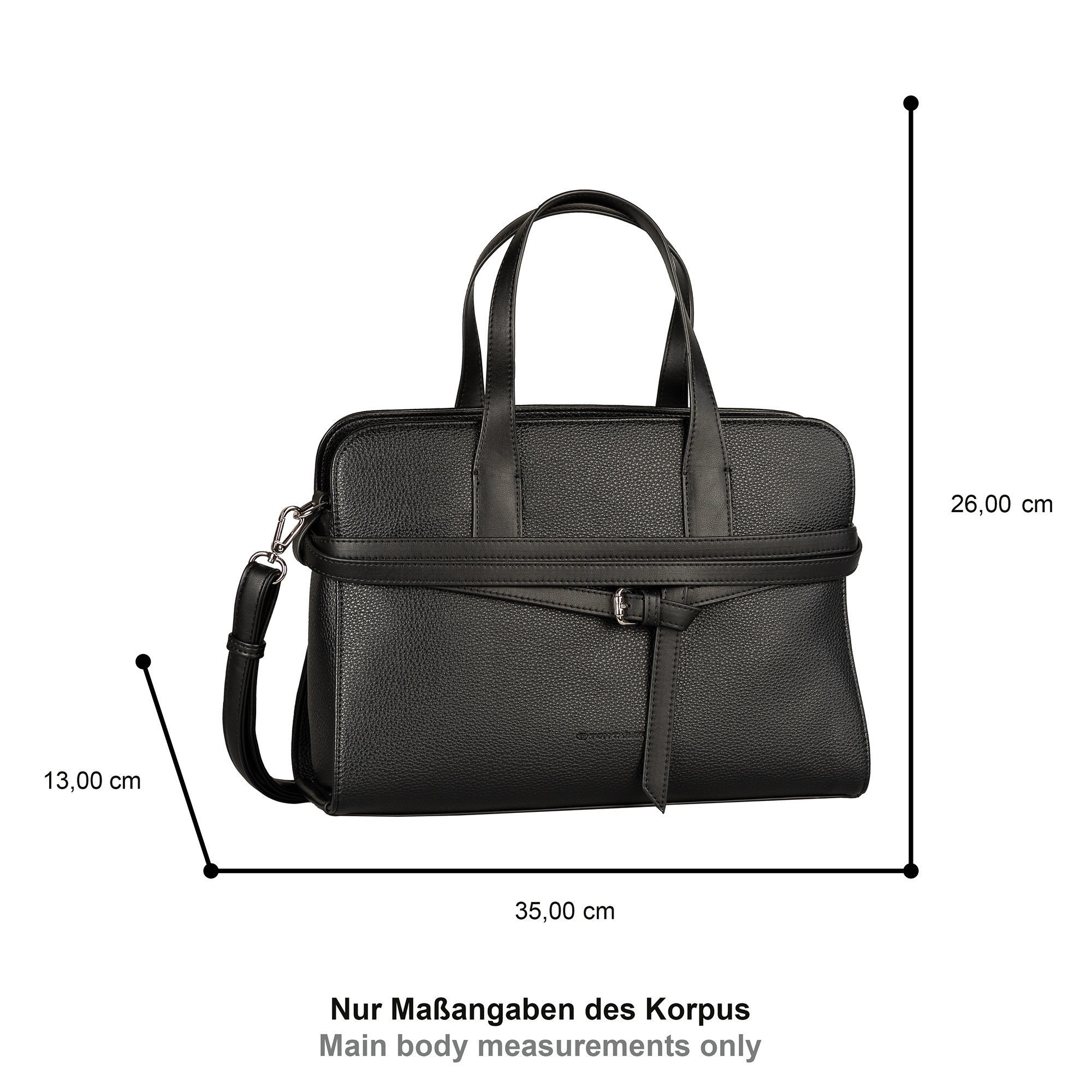 TOM TAILOR Shopper »Freya«, verziert mit schmalen, mehrlagigen Riemen und Metallschließe
