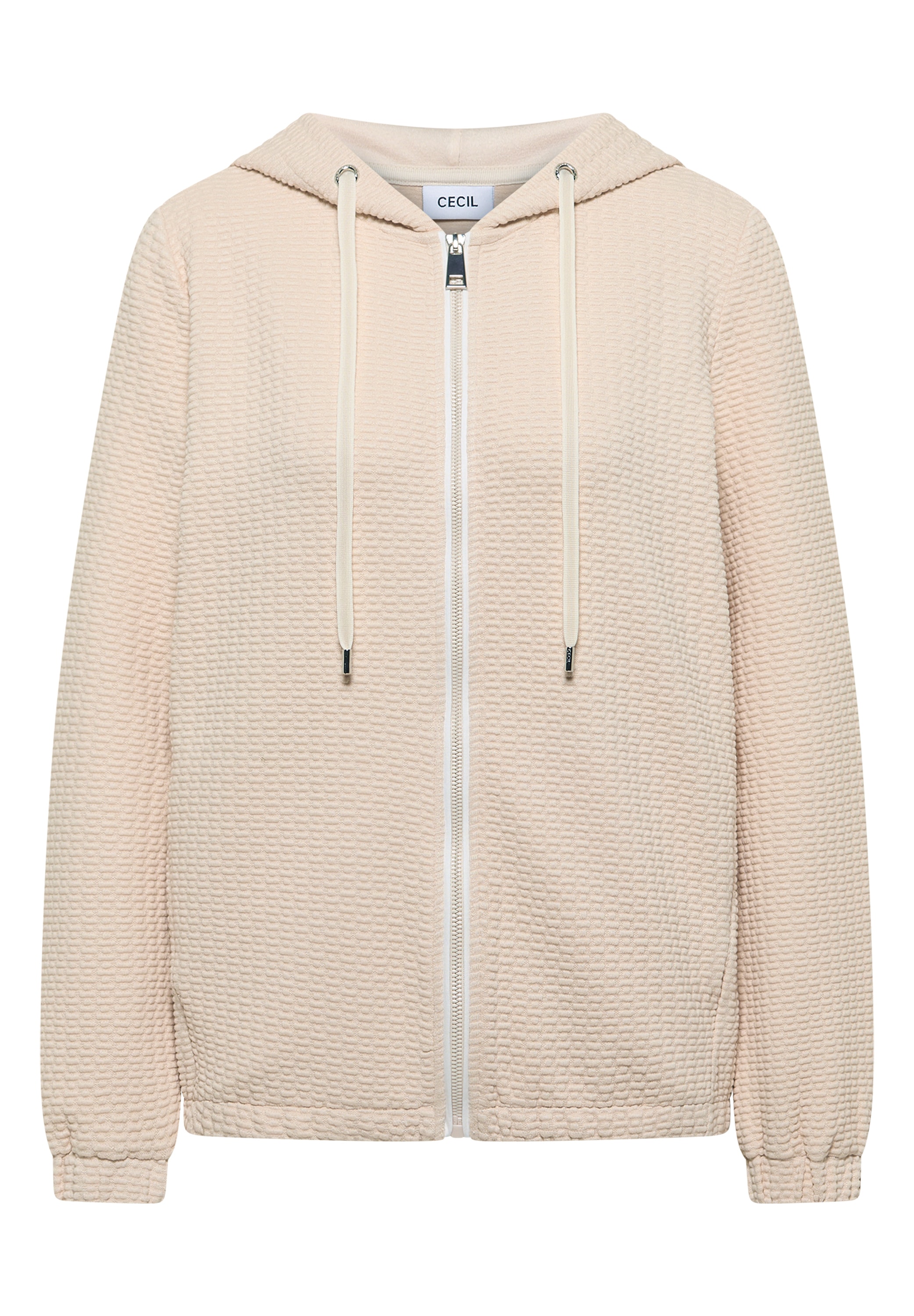 Cecil Sweatjacke mit Struktur-Muster