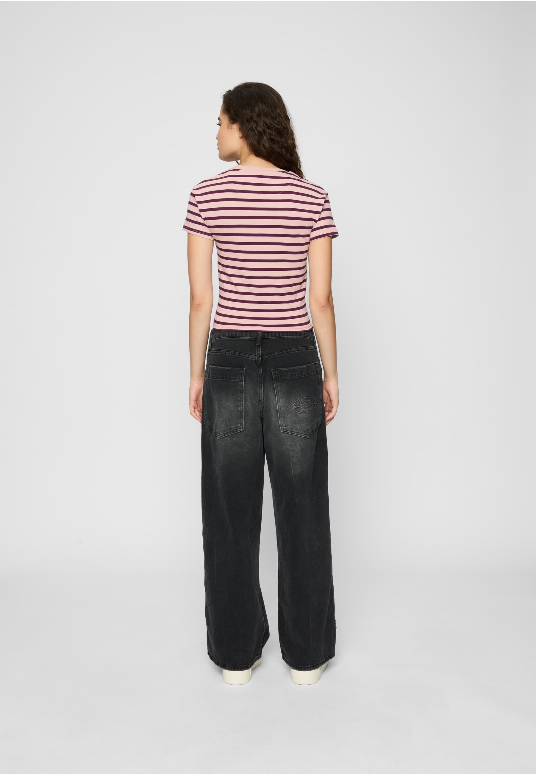 Karl Kani T-Shirt »Karl Kani Damen KW221-067-1 KK Small Signature tight Stripe Tee«, (1 tlg.)
