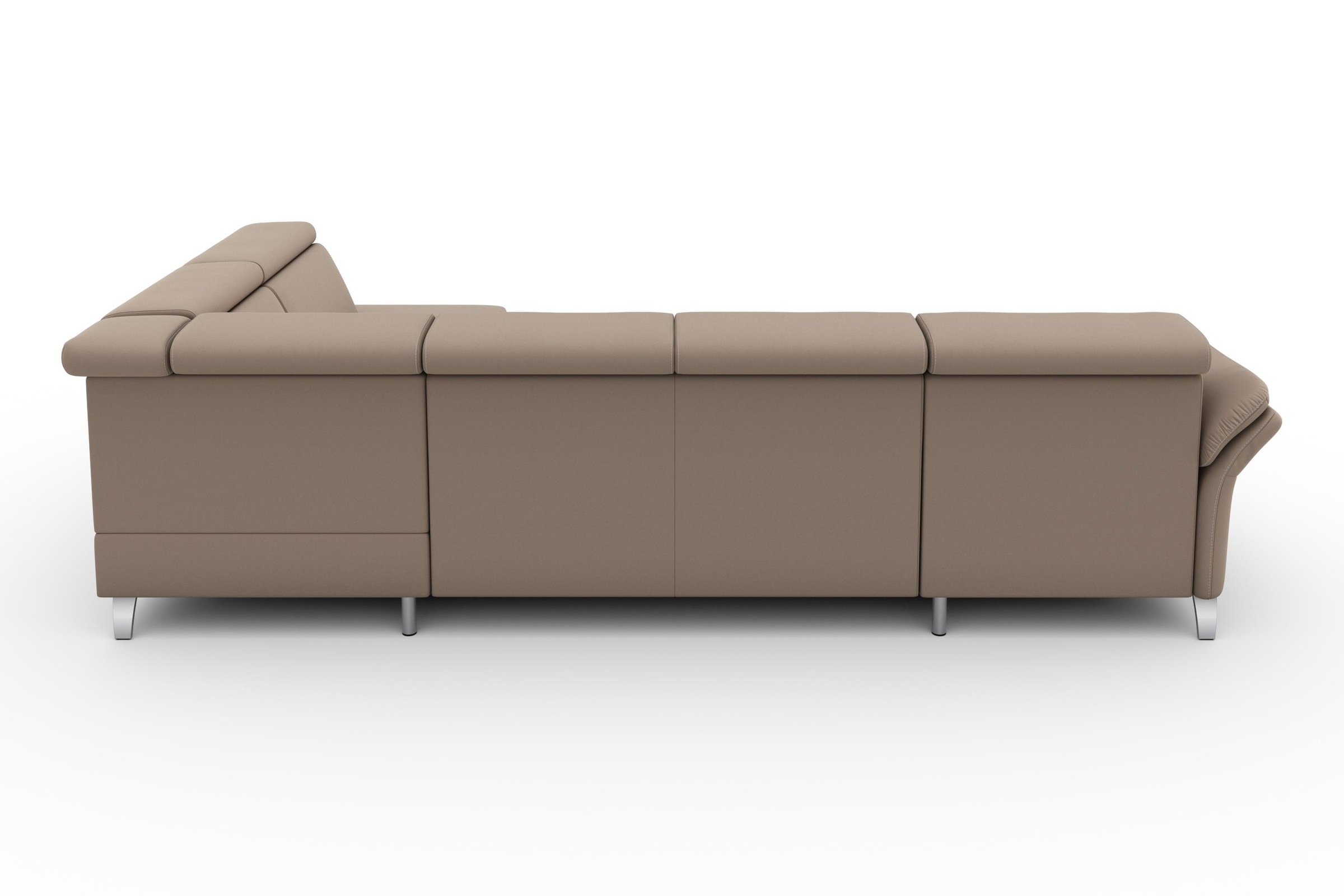 Wohnlandschaft SIT & MORE "Vincenzo U-Form", braun (macchiato), B:317cm H:84cm T:93cm, Sofas, Wohnlandschaft, inklusive Kopfteilverstellung, wahlweise mit Bettfunktion, Bettkasten 6