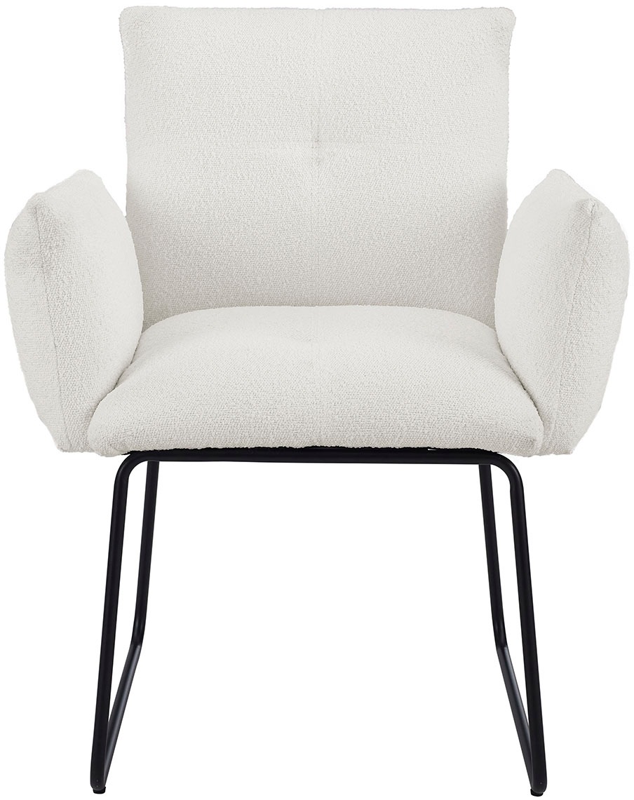 SalesFever Armlehnstuhl "Komfortabler Esszimmerstuhl mit Stil" () mit Welle günstig online kaufen