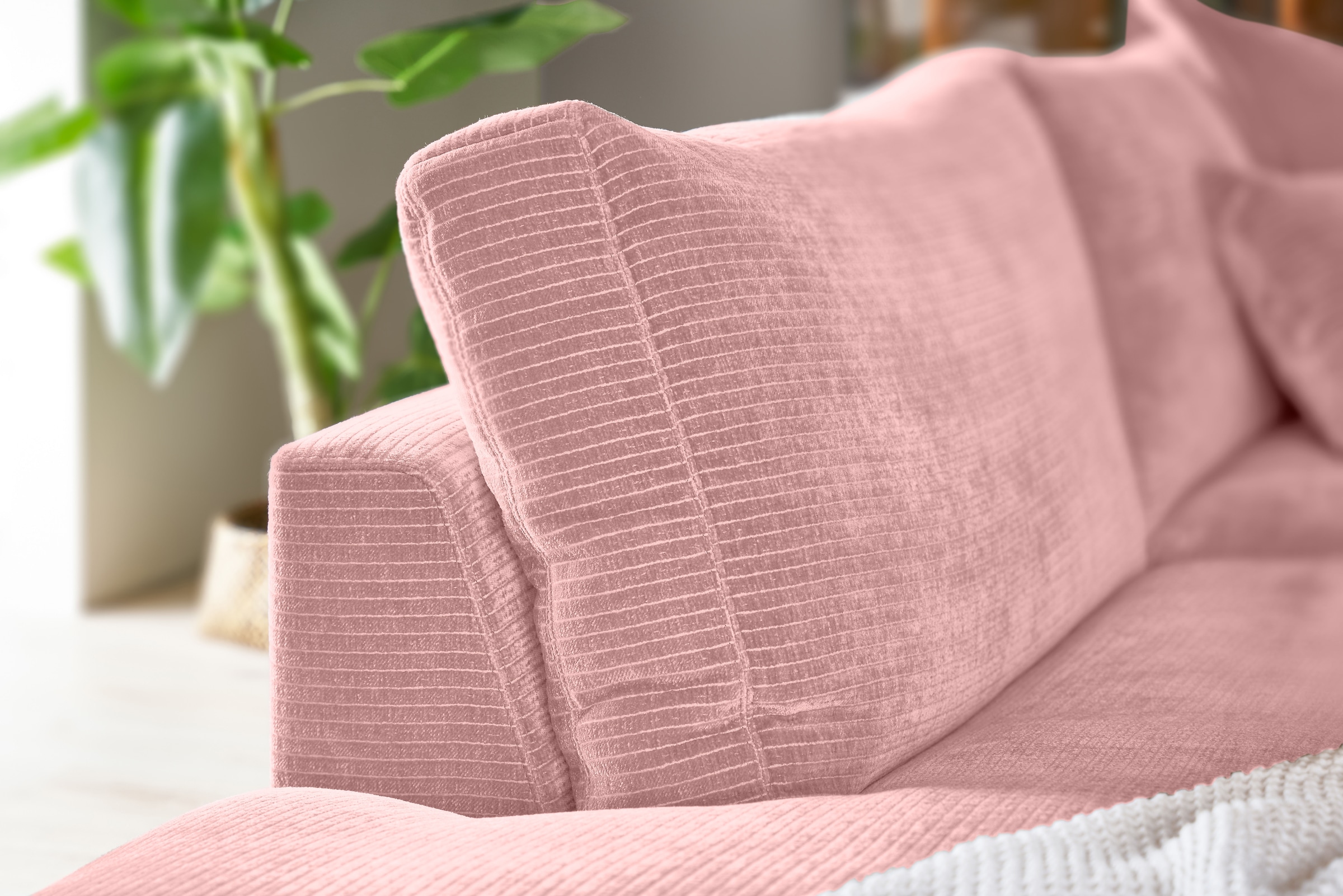 Musterring Ecksofa »Lucia«, verschiedene Farben, großer Longchair mit Armlehne, B330 x T190 cm