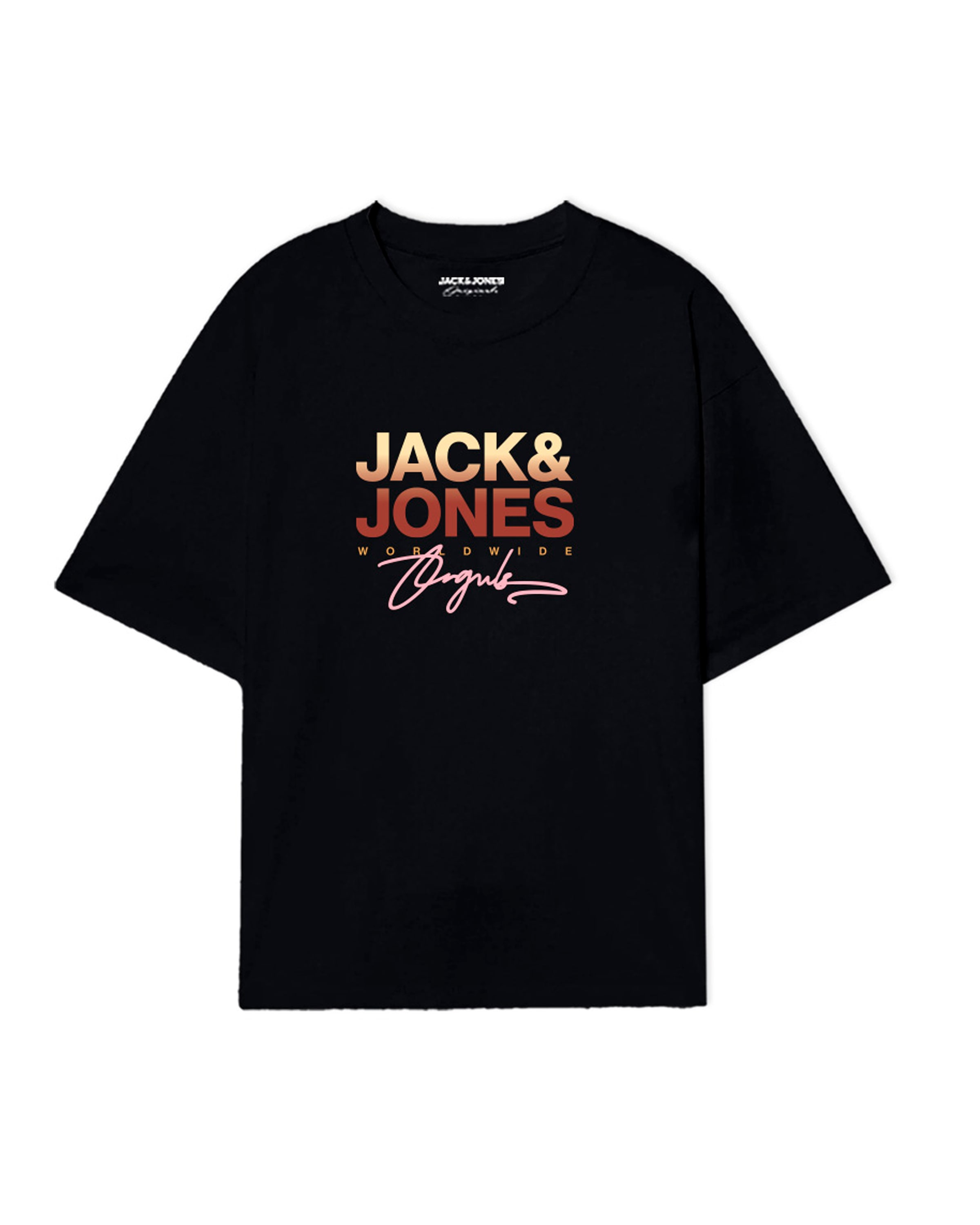 Jack & Jones PlusSize Print-Shirt »JORCANGGU TEE SS CREW NECK FST PLS«, mit Logo Print
