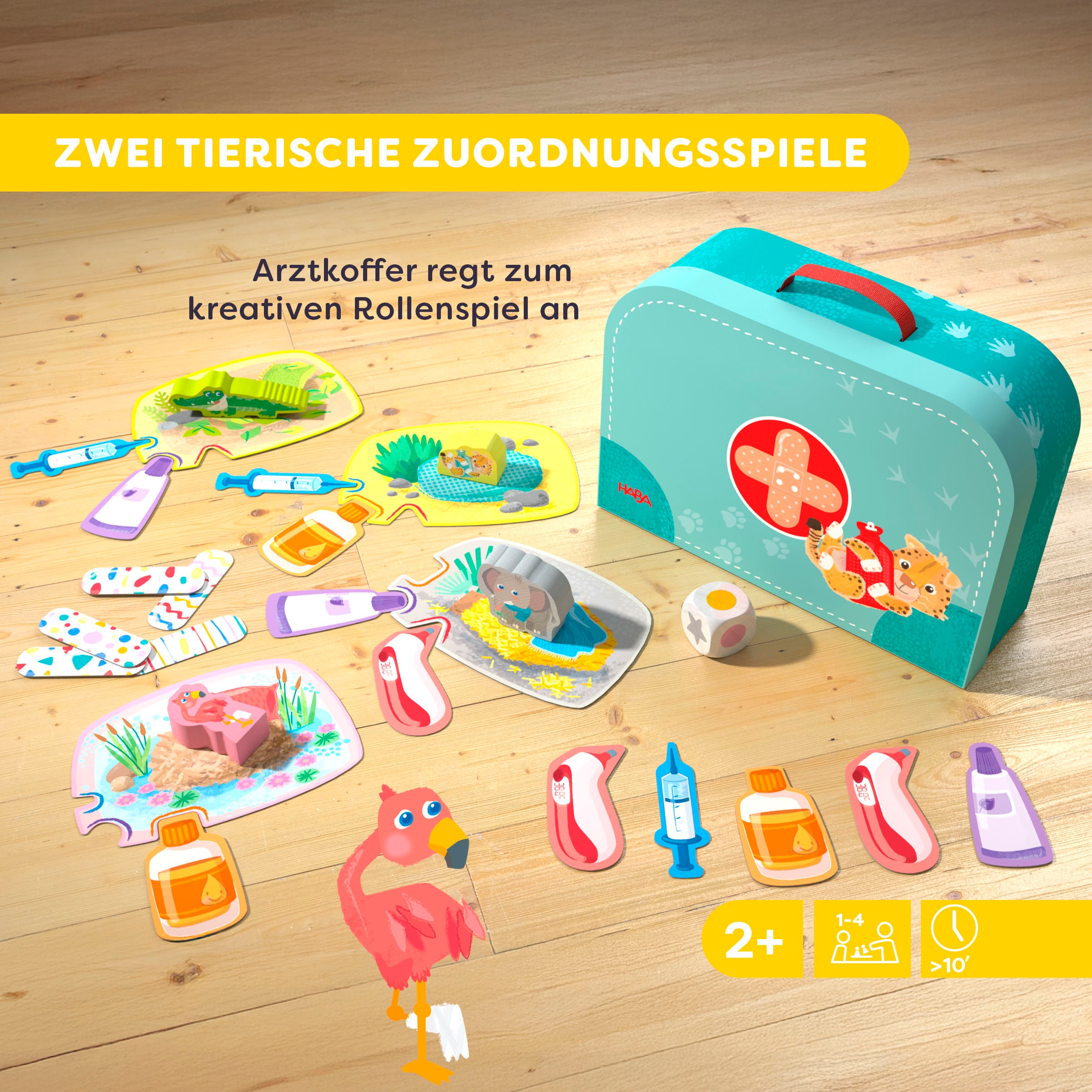 Haba Spiel »Meine ersten Spiele - Wir verarzten Tiere«