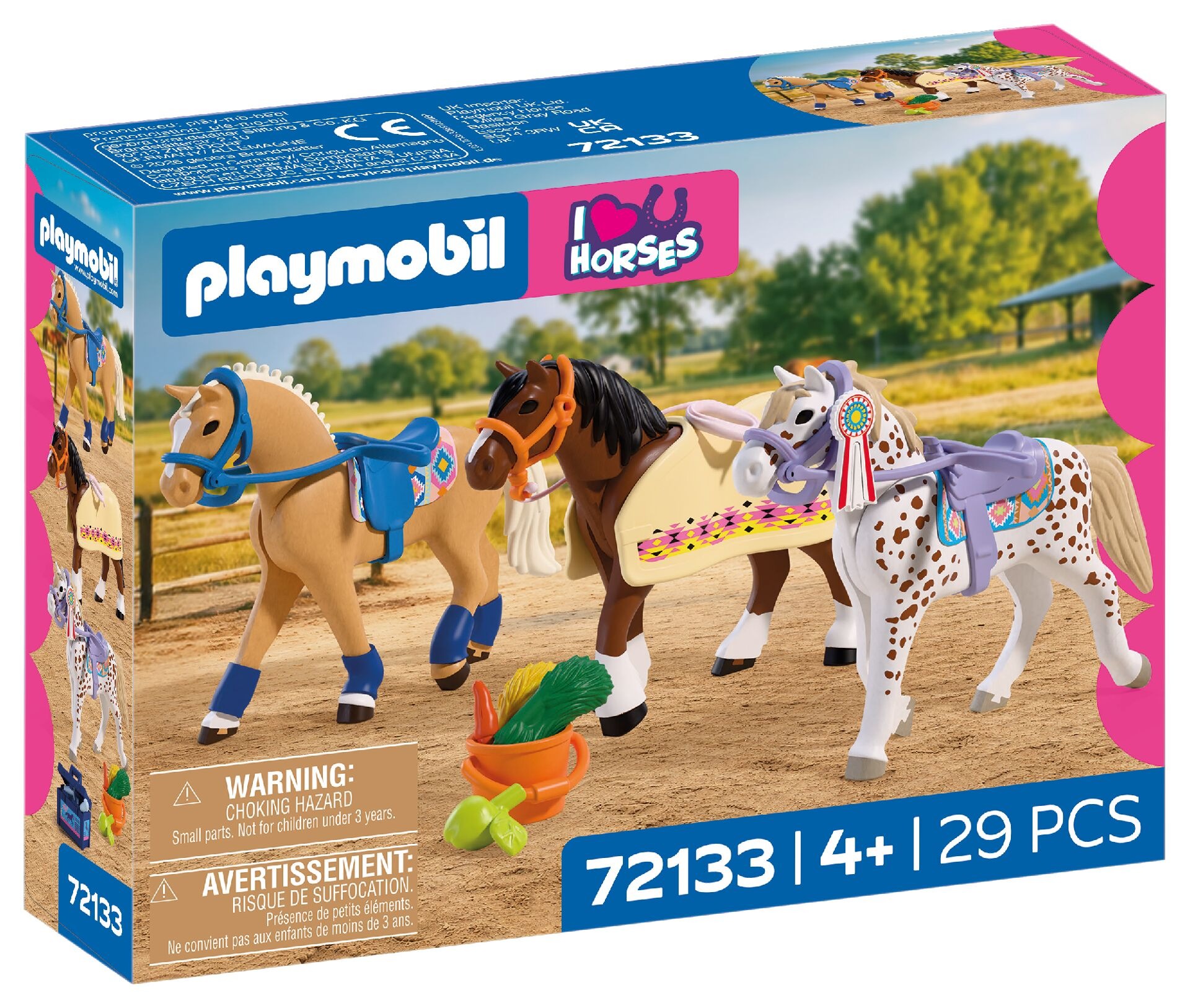 Playmobil® Konstruktions-Spielset »Drei Sammelpferde (72133), I Love Horses« Made in Europe