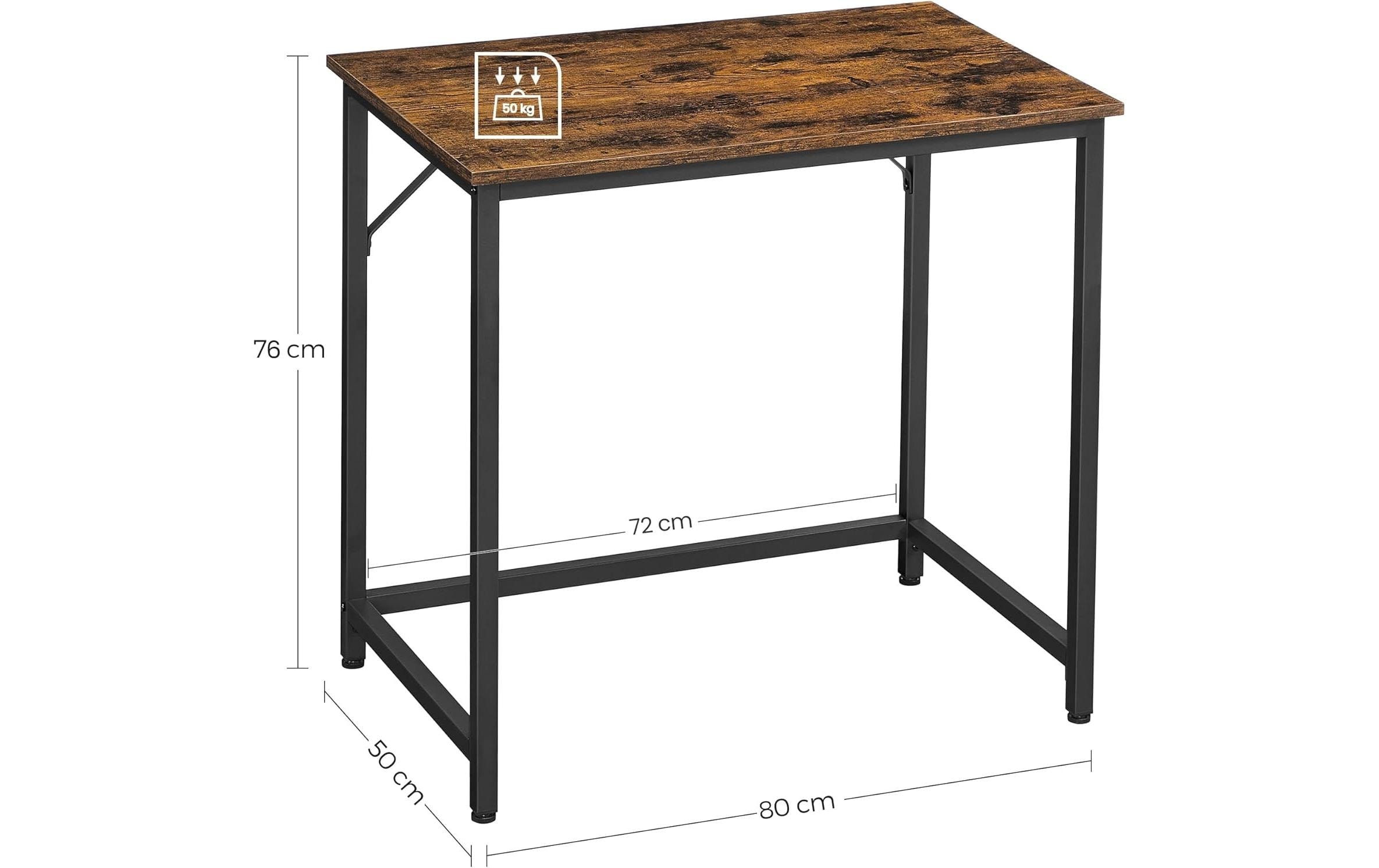 VASAGLE Schreibtisch »80 x 50 x 76 cm«