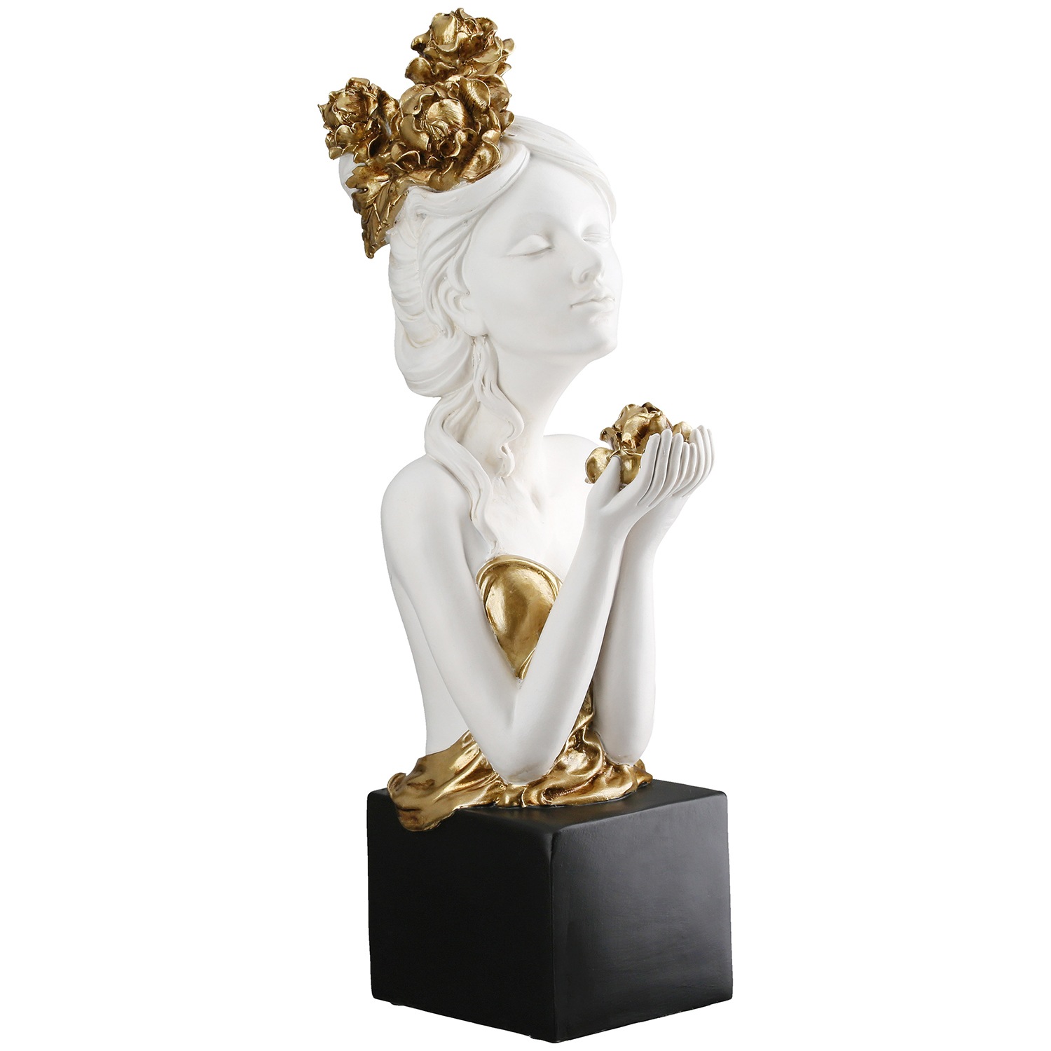 GILDE Dekofigur »Skulptur Rosenliebe« Höhe: 42 cm