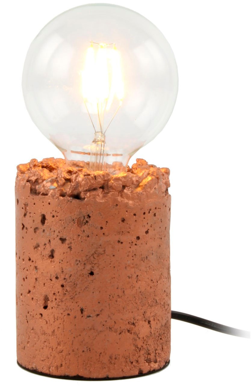 Kayoom Tischleuchte »Tischlampe Curacao 525«, 1 flammig, Leuchtmittel E27 | ohne Leuchtmittel, robust, stabil, Unikat