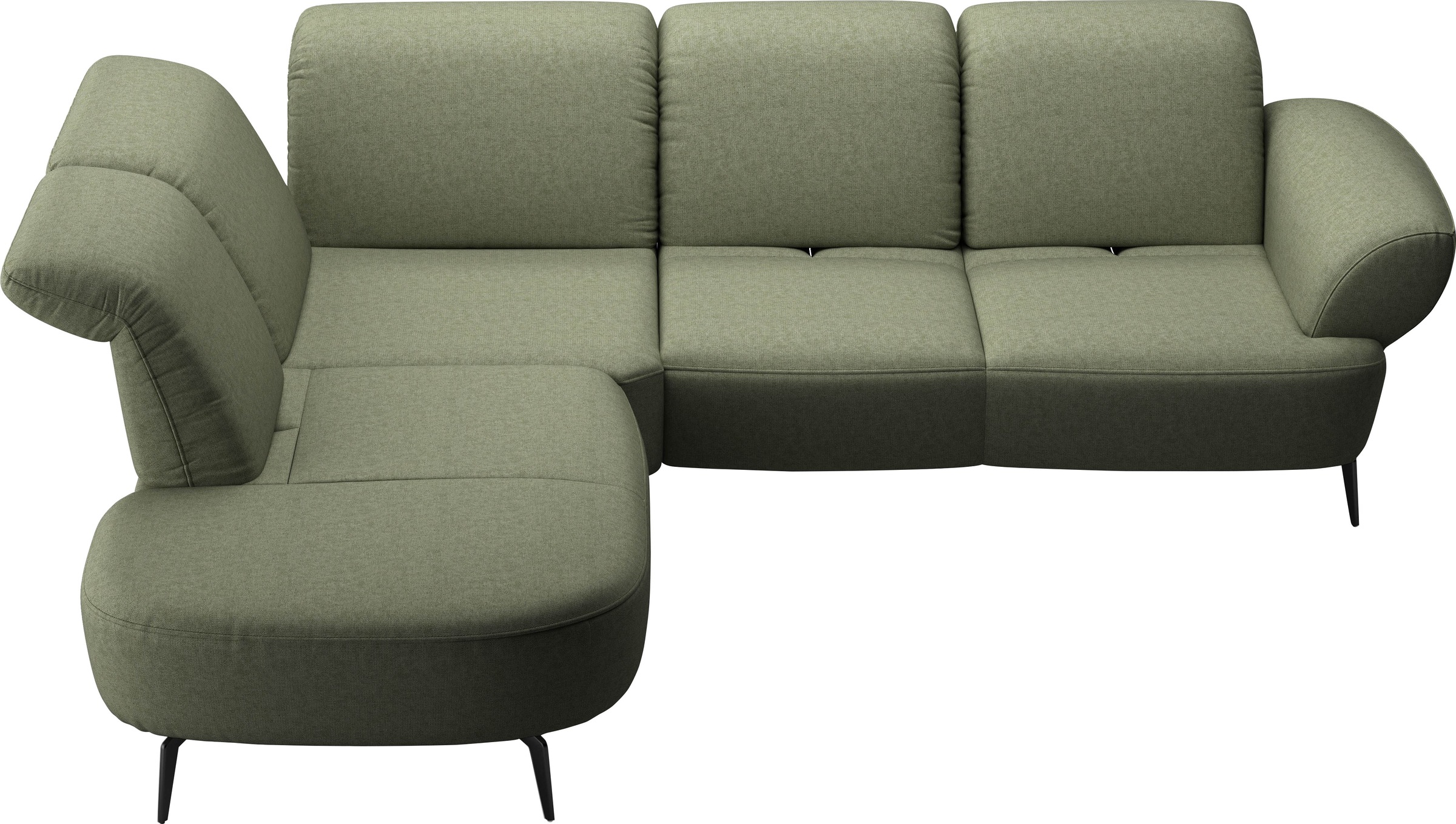 sit&more Ecksofa "Dance, L-Form, inkl. Sitztiefenverstellung", inkl. Click& günstig online kaufen