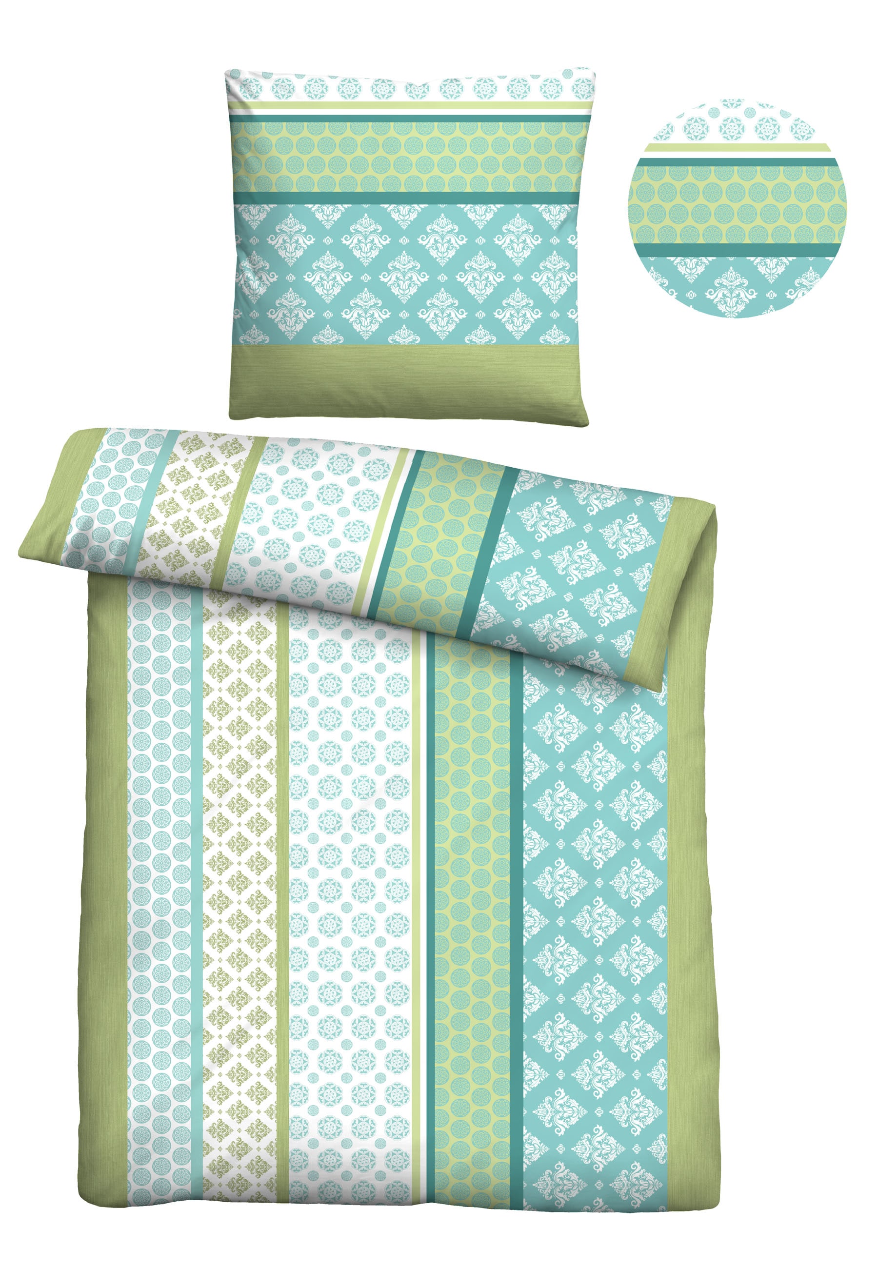 Castell - Markenbettwäsche Bettwäsche "0260365" 2 Stk. tlg. absolut bügelfr günstig online kaufen