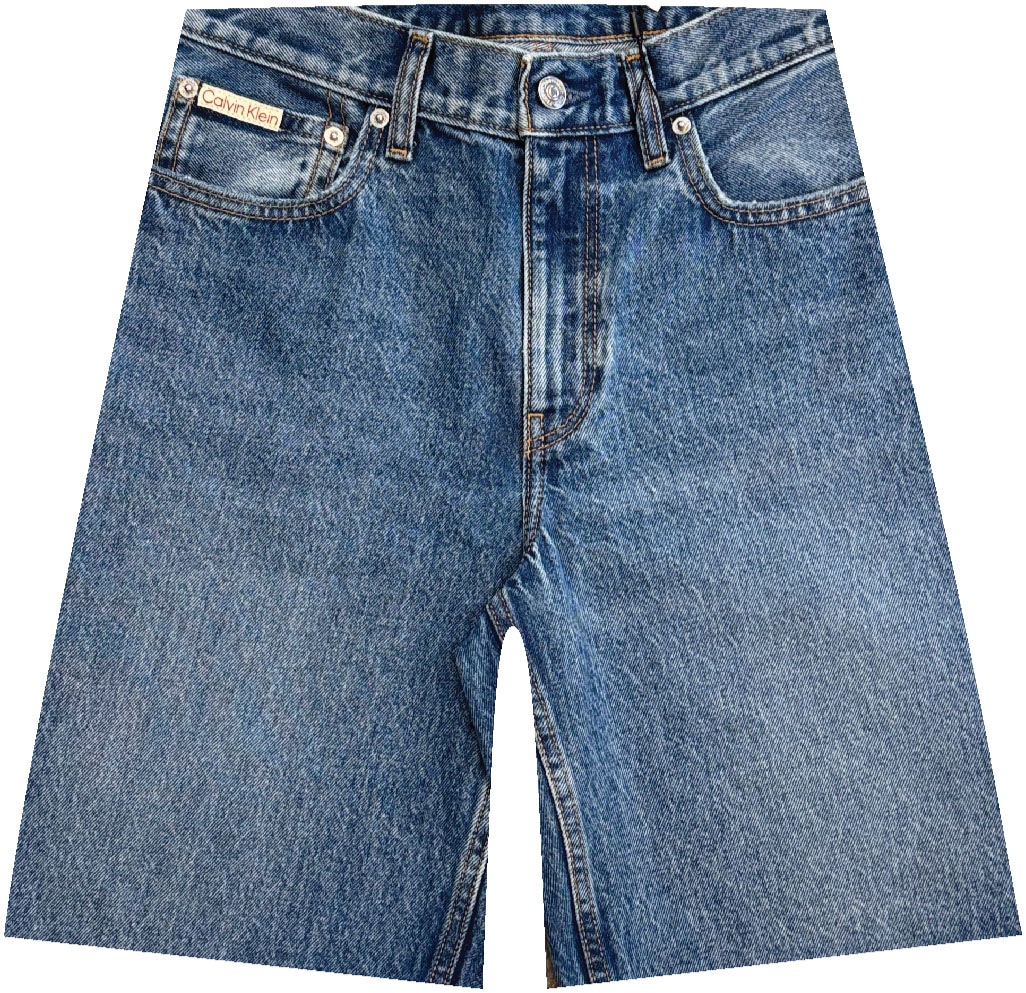 Calvin Klein Jeans Shorts "HI RISE A-LINE SHORT BLUE CAROLI" günstig online kaufen
