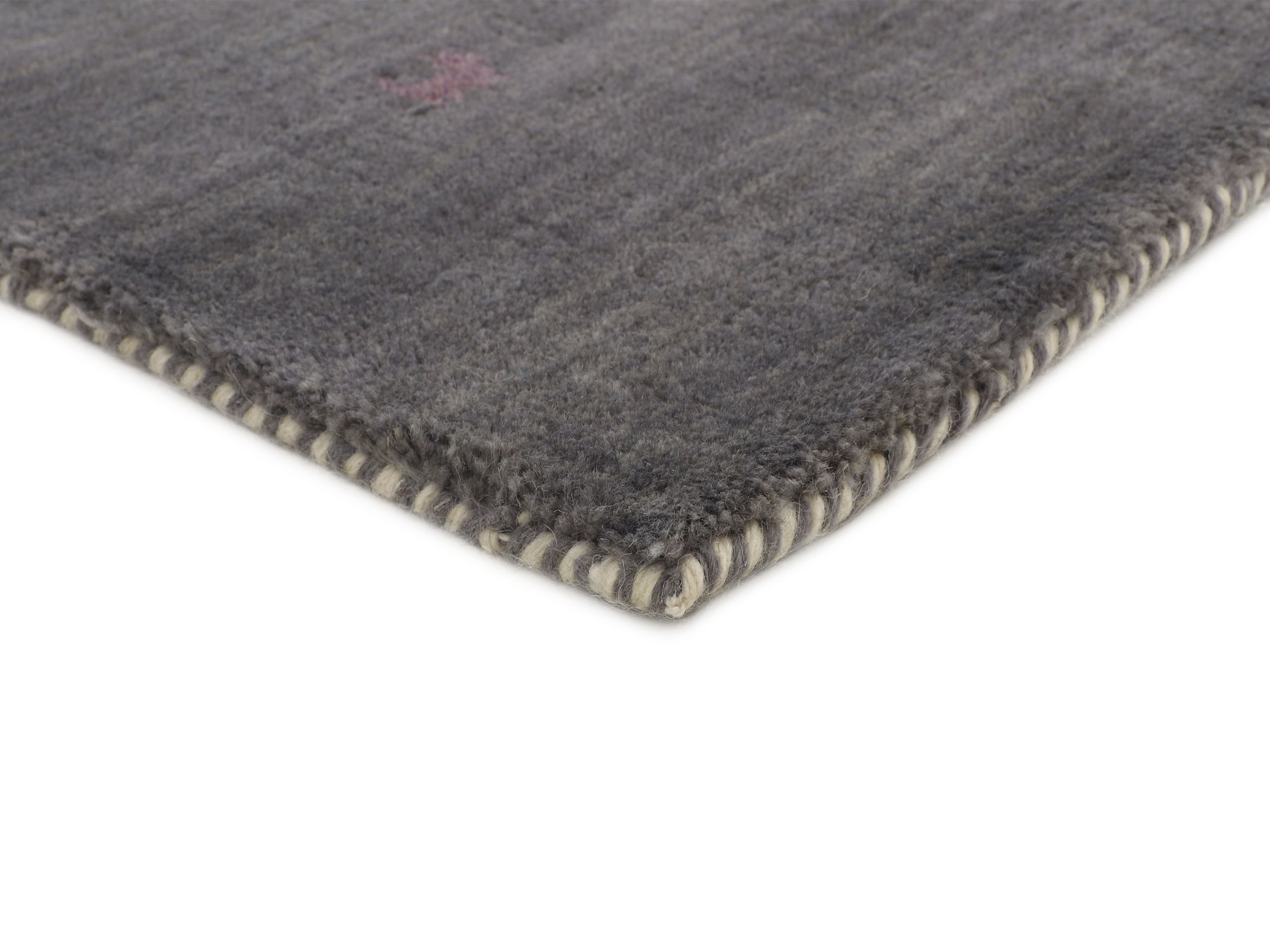 Thumbnail - carpetfine Wollteppich "Gabbeh Uni, auch als Läufer erhältlich", rechteckig, 15 mm Höhe, reine Wolle, handgewebt, Gabbeh...