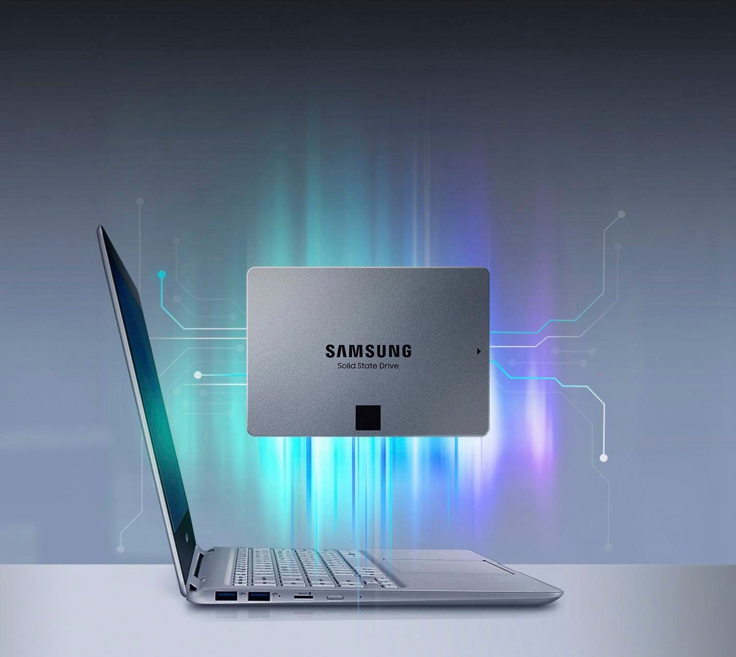 Samsung interne SSD »860 QVO«, 2,5 Zoll, Anschluss SATA III